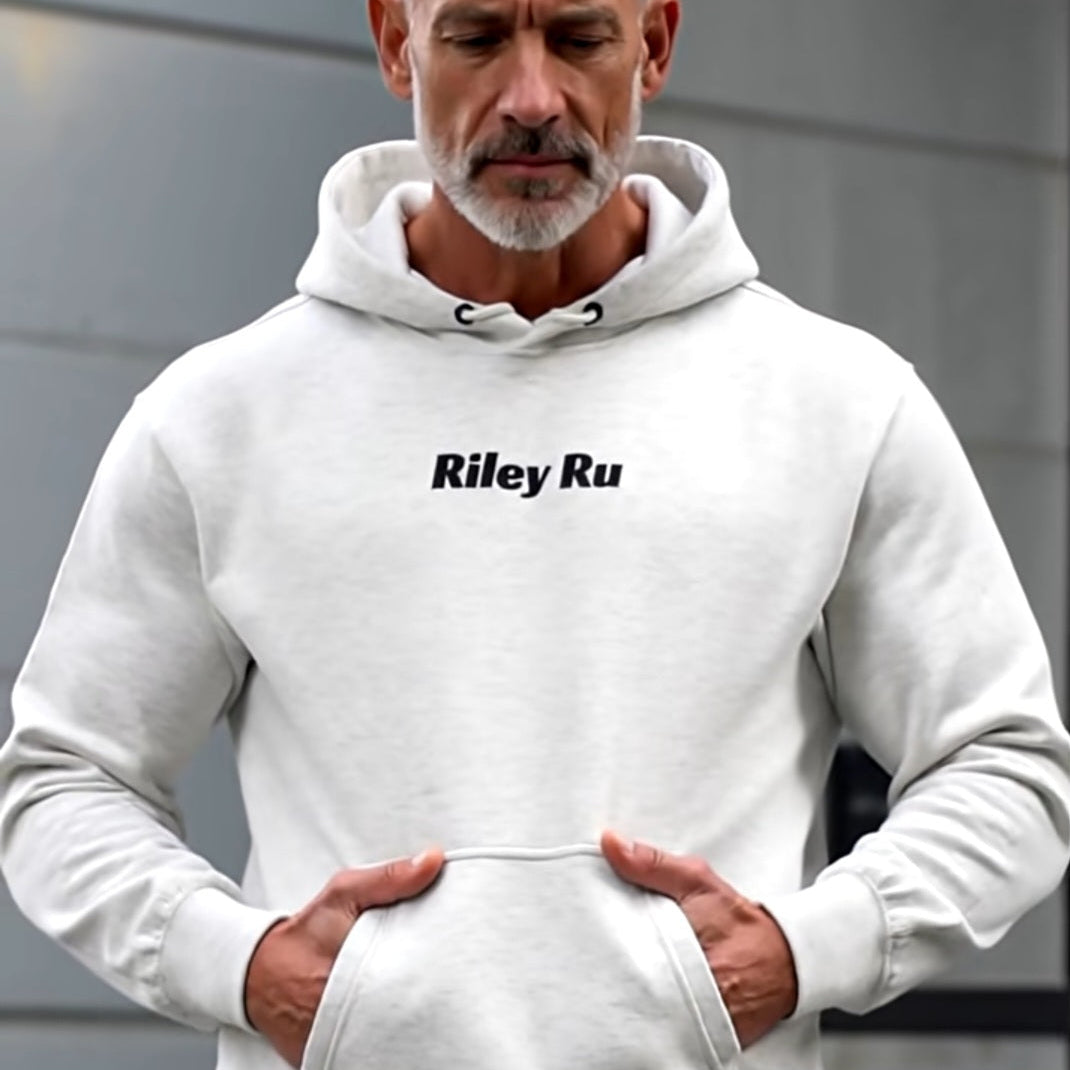 RILEY RU Embroidered Logo Unisex Premium Hoodie