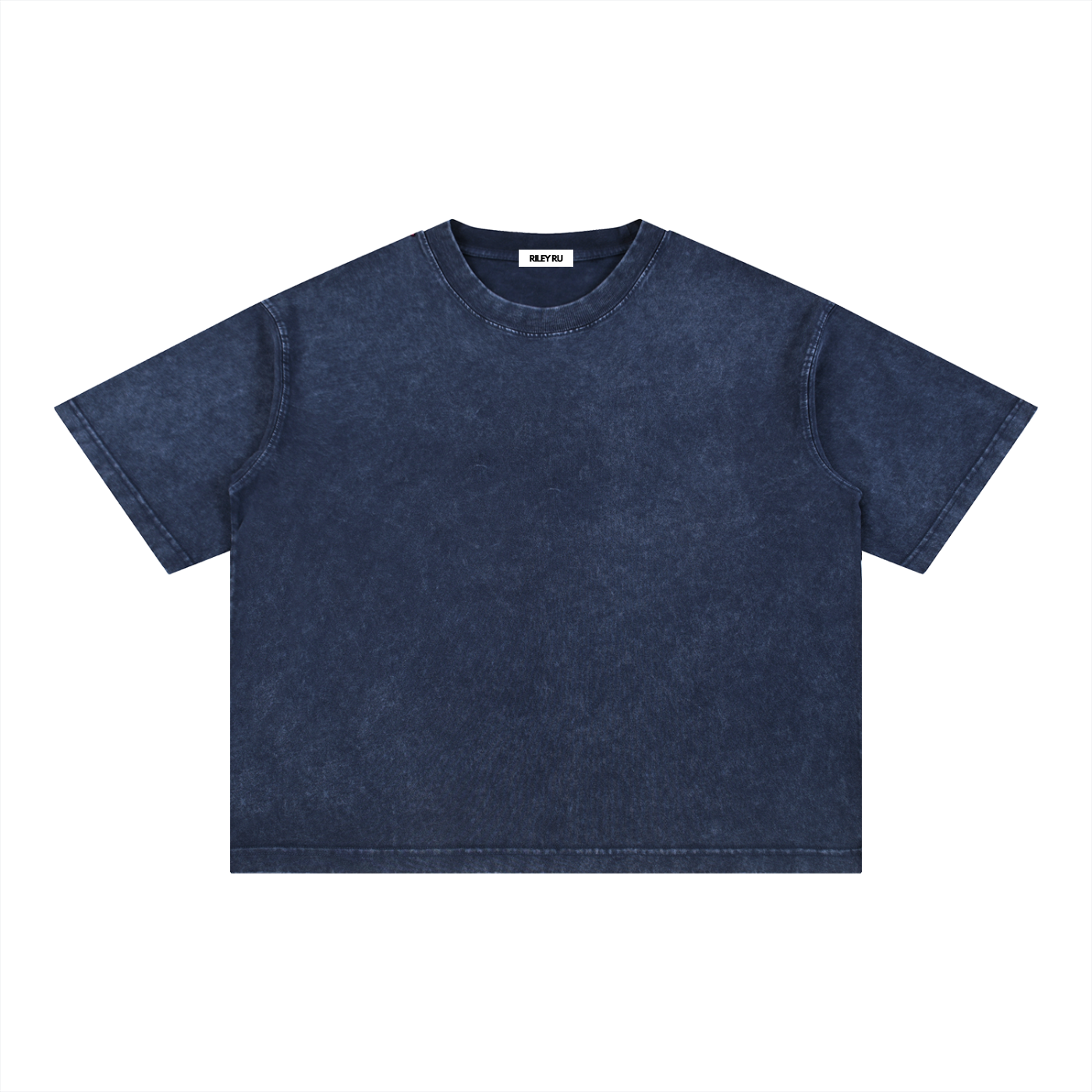 Basic Mineral Wash Boxy Cotton Men's Women's T-Shirt