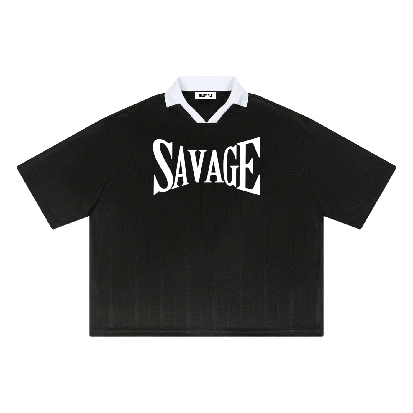 SAVAGE Unisex Striped Boxy Soccer Jersey