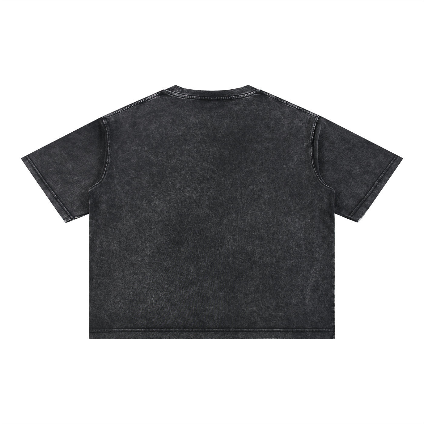 Basic Mineral Wash Boxy Cotton Men's Women's T-Shirt