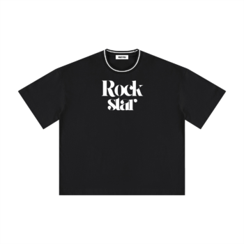 ROCK STAR Unisex Boxy Ribbed T-Shirt