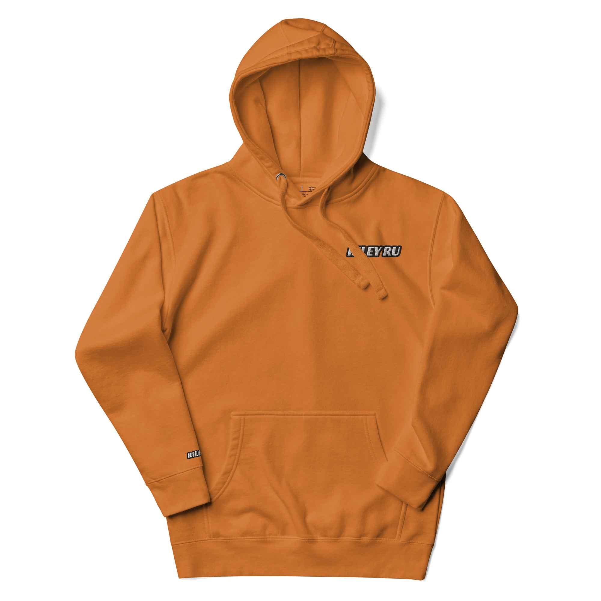 RILEY RU Embroidered Logo Sport Unisex Hoodie
