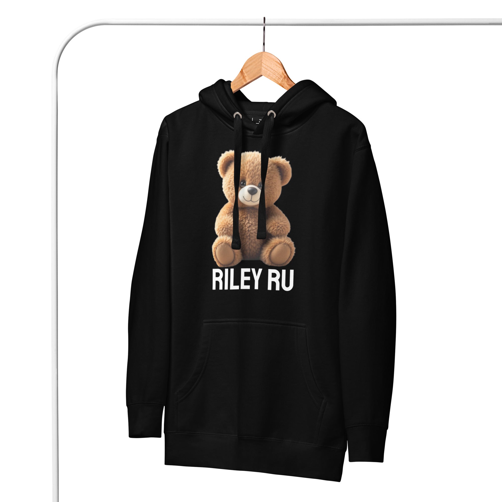 RILEY RU Teddy Logo Unisex Hoodie