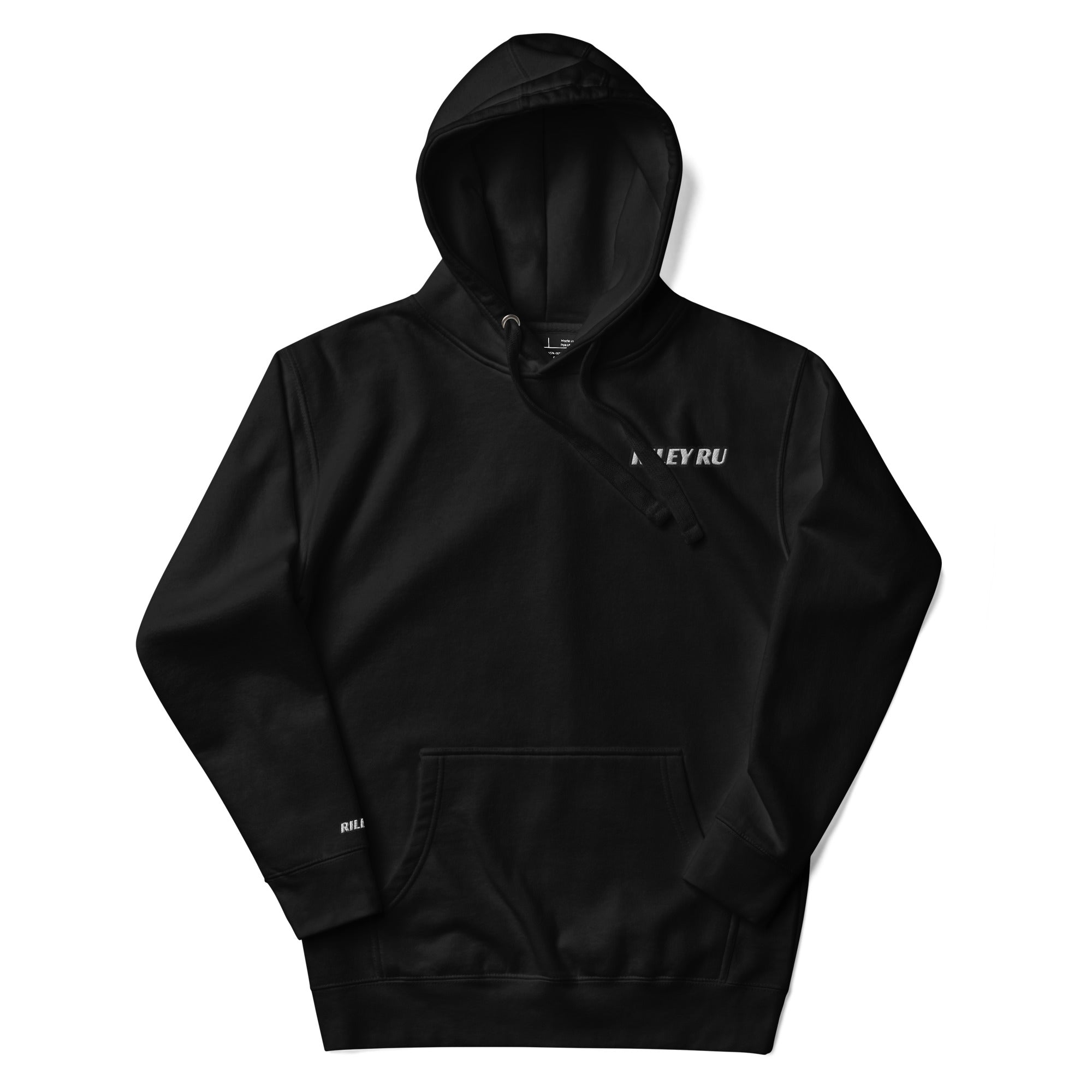 RILEY RU Embroidered Logo Sport Unisex Hoodie