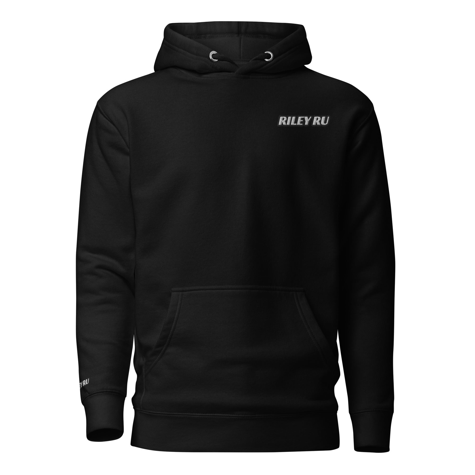 RILEY RU Embroidered Logo Sport Unisex Hoodie