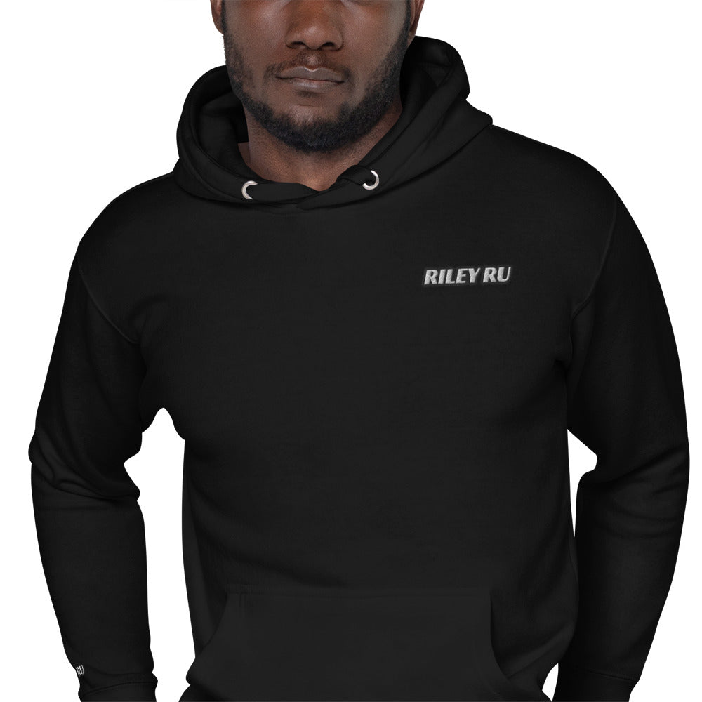 RILEY RU Embroidered Logo Sport Unisex Hoodie
