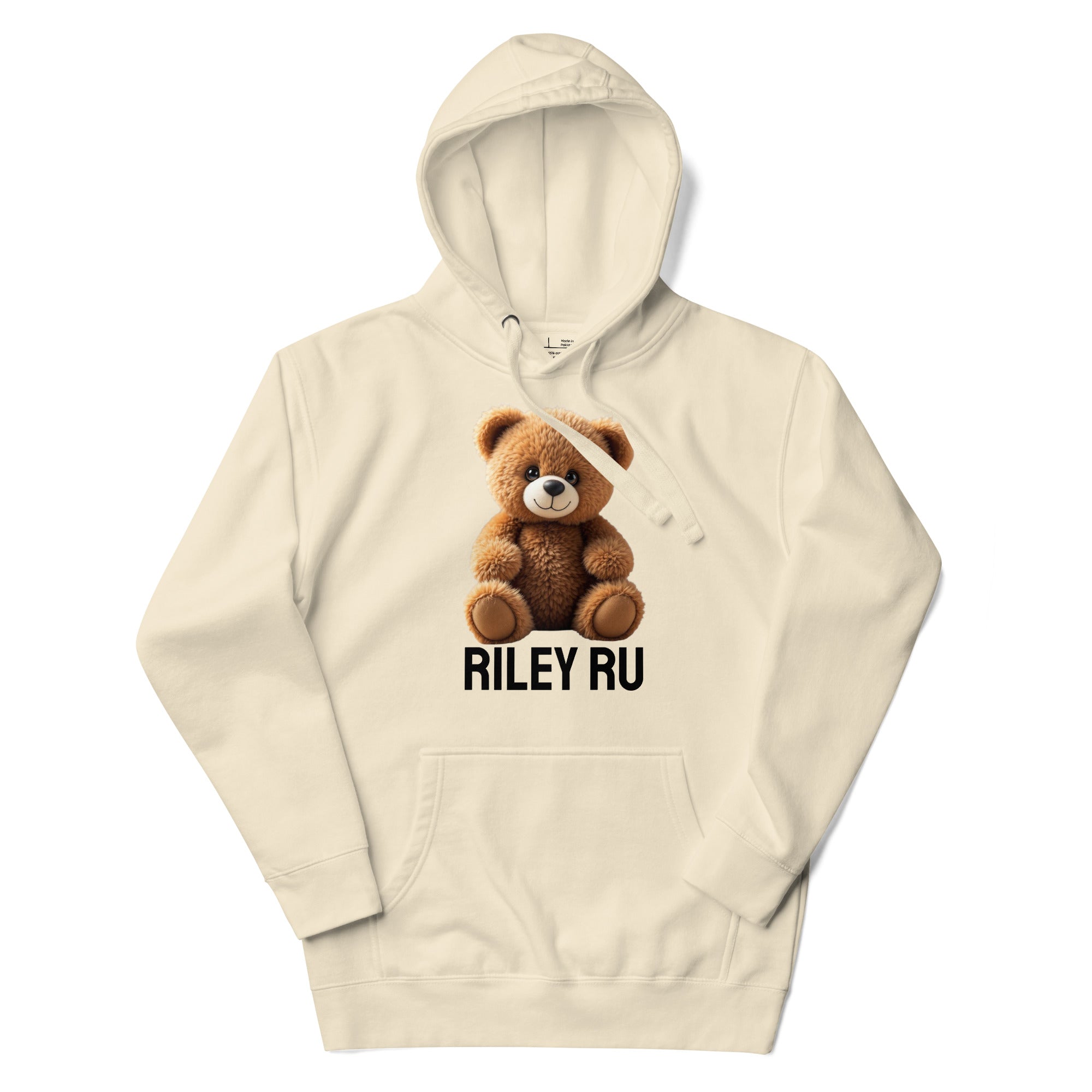 RILEY RU Teddy Logo Unisex Hoodie