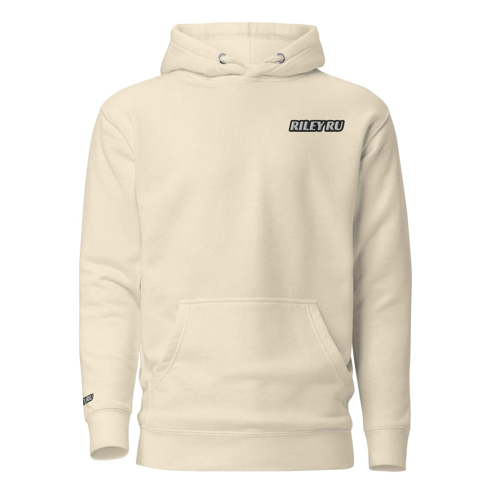 RILEY RU Embroidered Logo Sport Unisex Hoodie