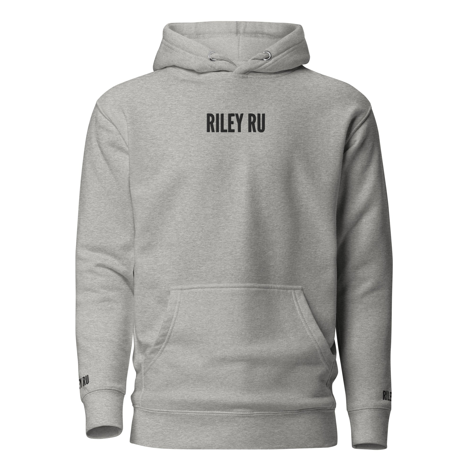 RILEY RU Embroidered Logo Unisex Hoodie
