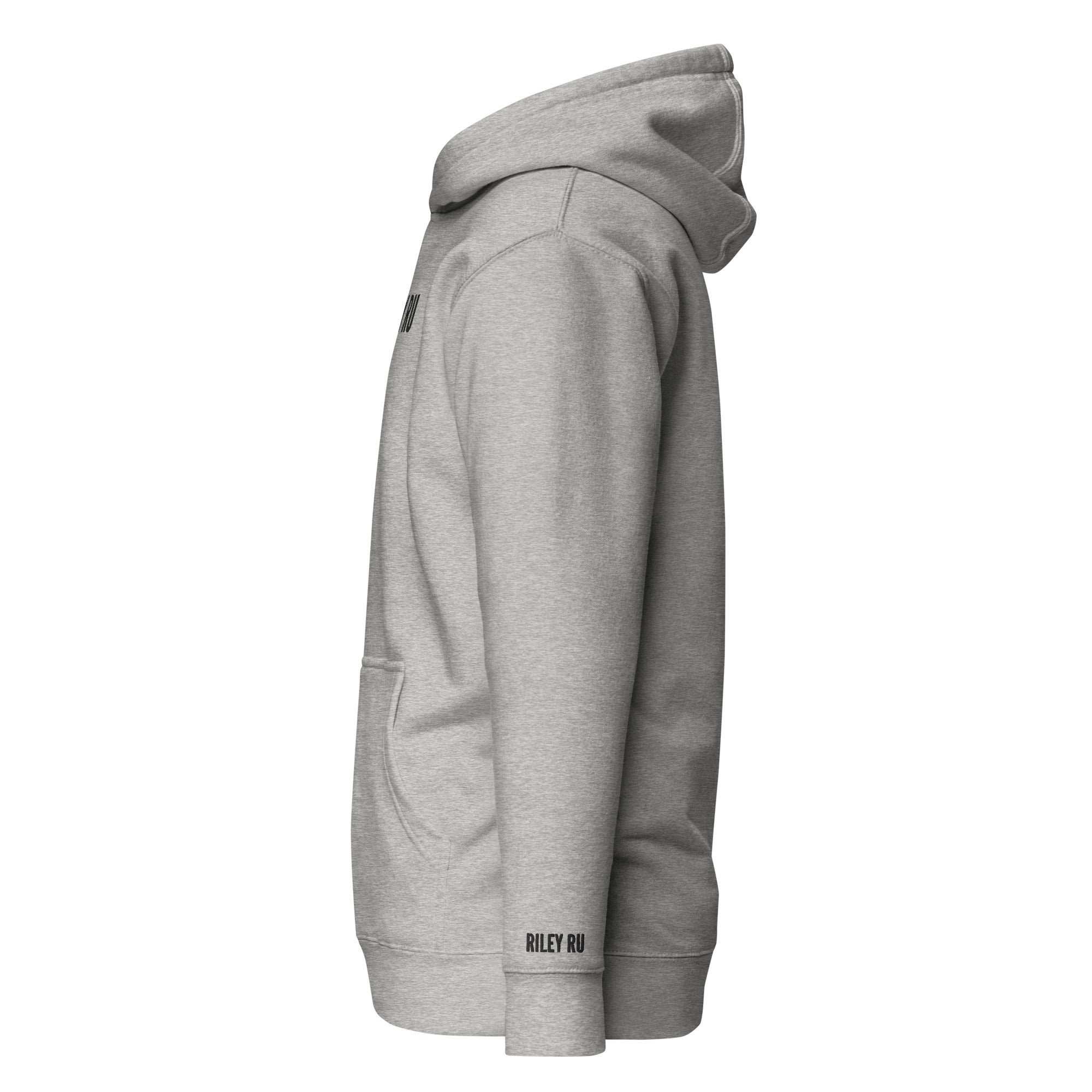 RILEY RU Embroidered Logo Unisex Hoodie