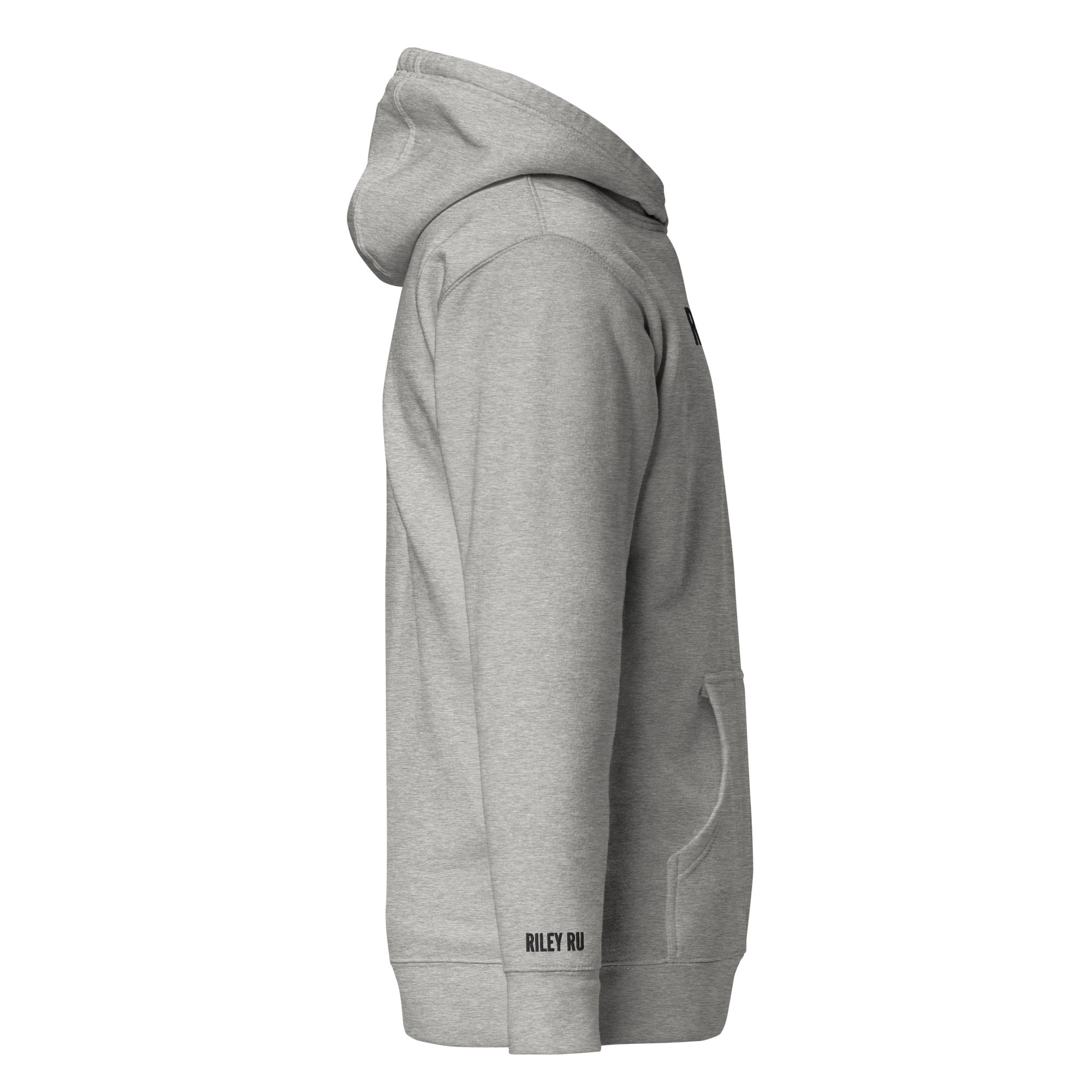 RILEY RU Embroidered Logo Unisex Hoodie