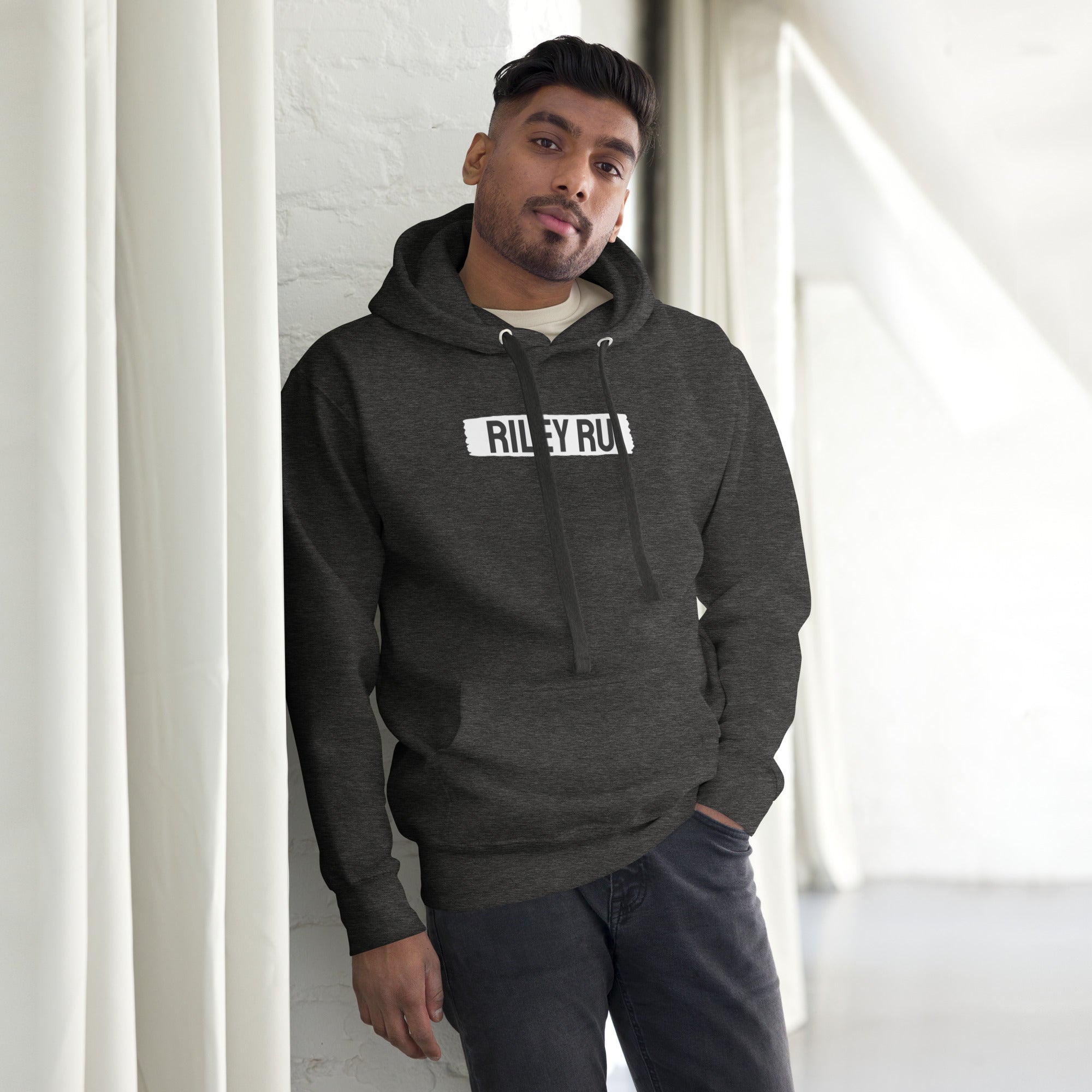 RILEY RU Block Logo Unisex Hoodie
