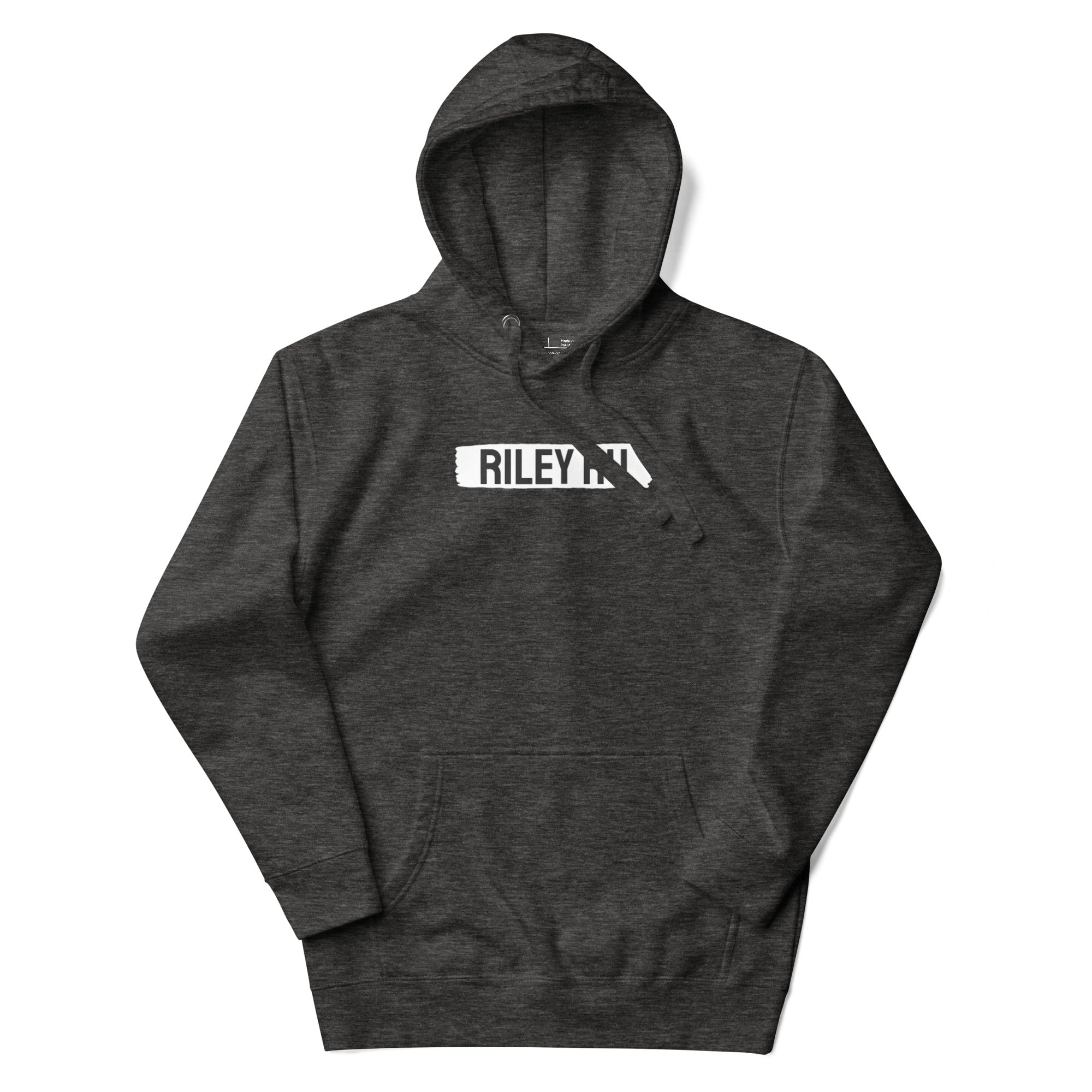 RILEY RU Block Logo Unisex Hoodie
