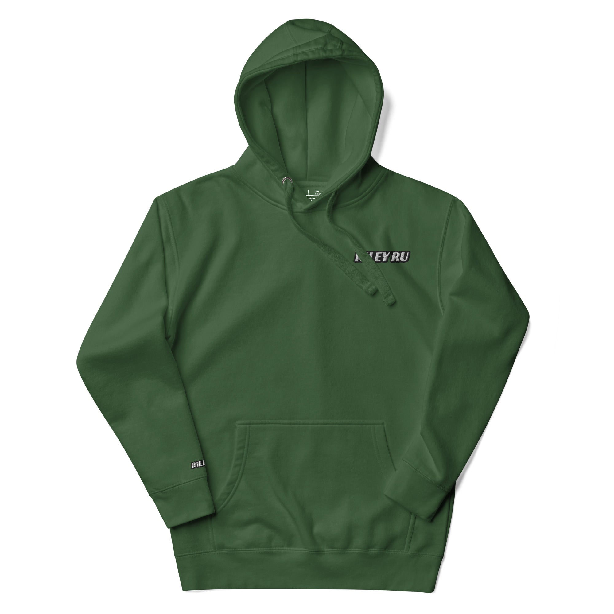 RILEY RU Embroidered Logo Sport Unisex Hoodie