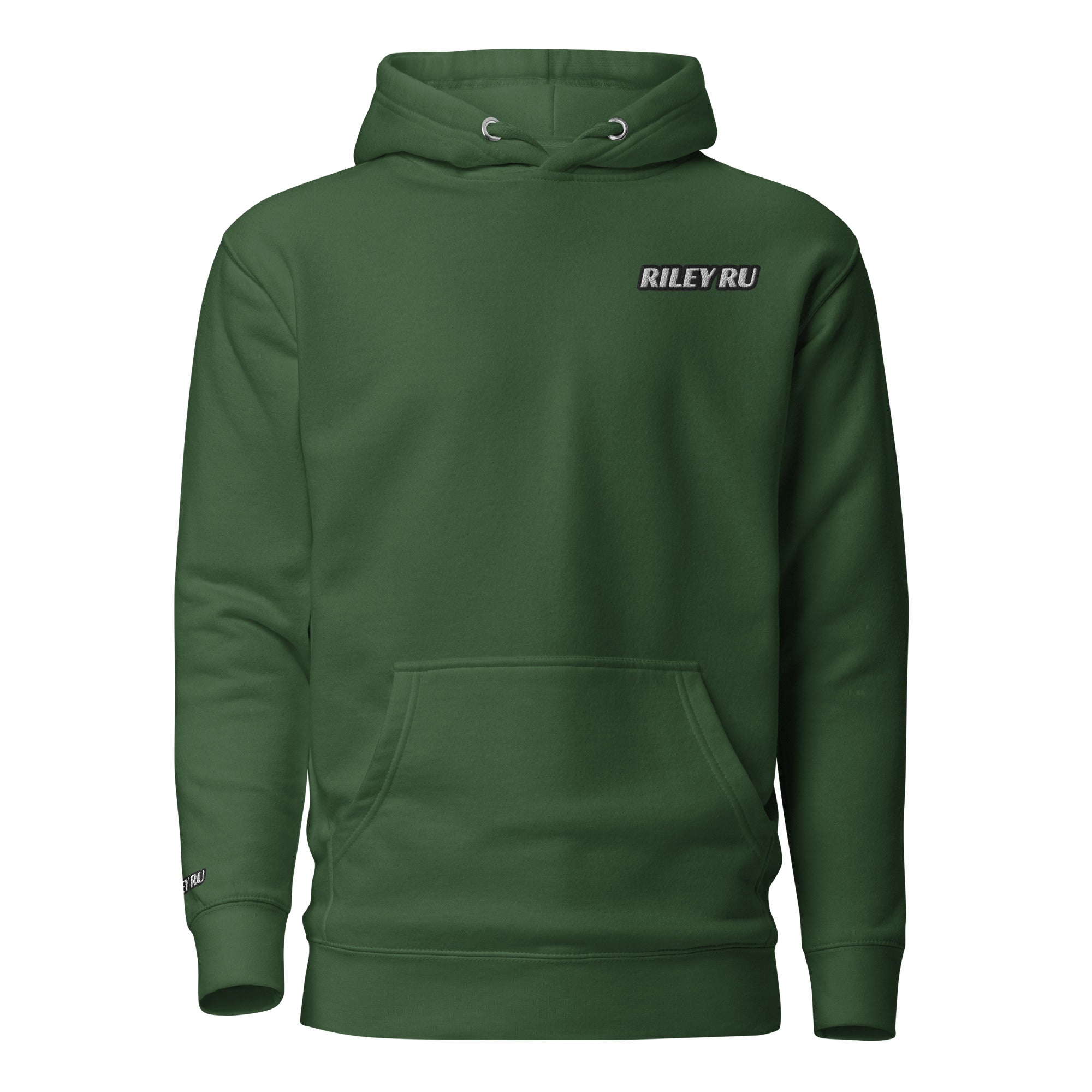RILEY RU Embroidered Logo Sport Unisex Hoodie