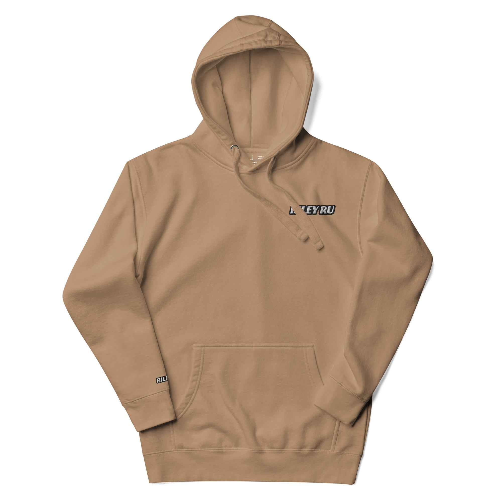 RILEY RU Embroidered Logo Sport Unisex Hoodie