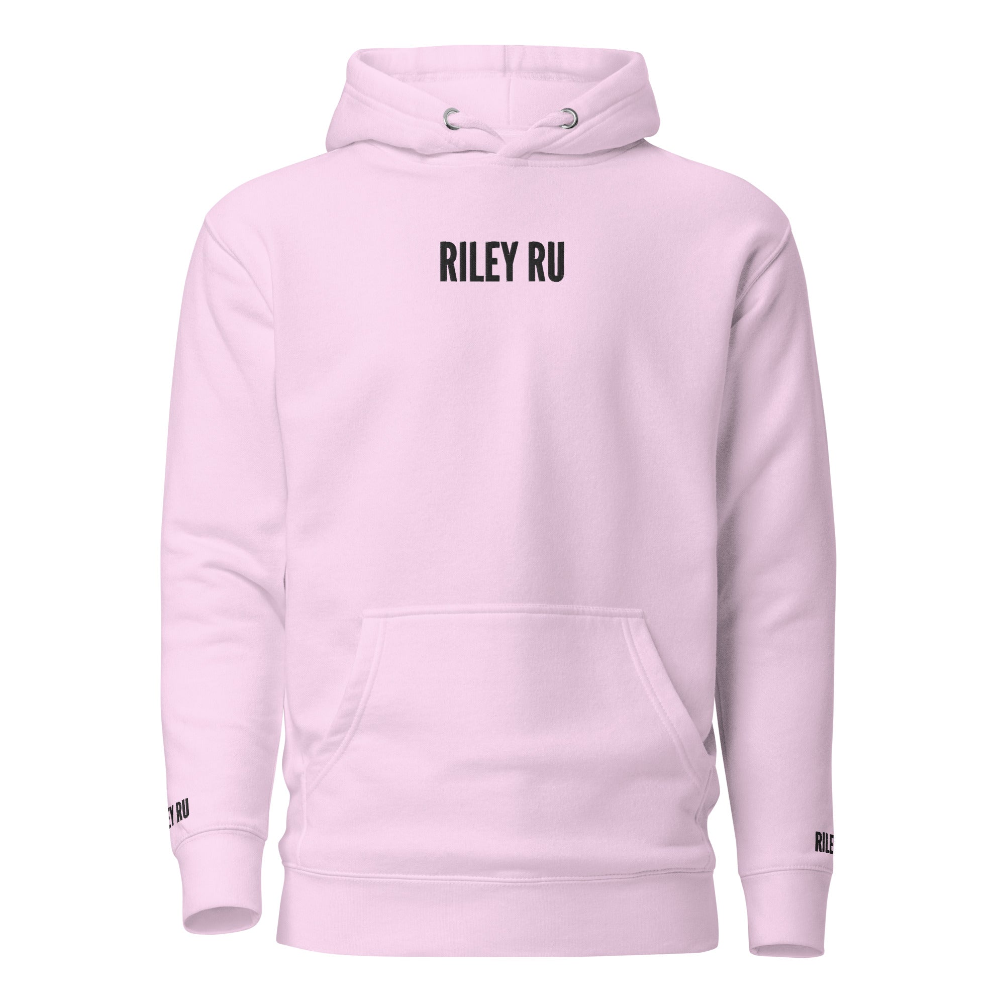 RILEY RU Embroidered Logo Unisex Hoodie