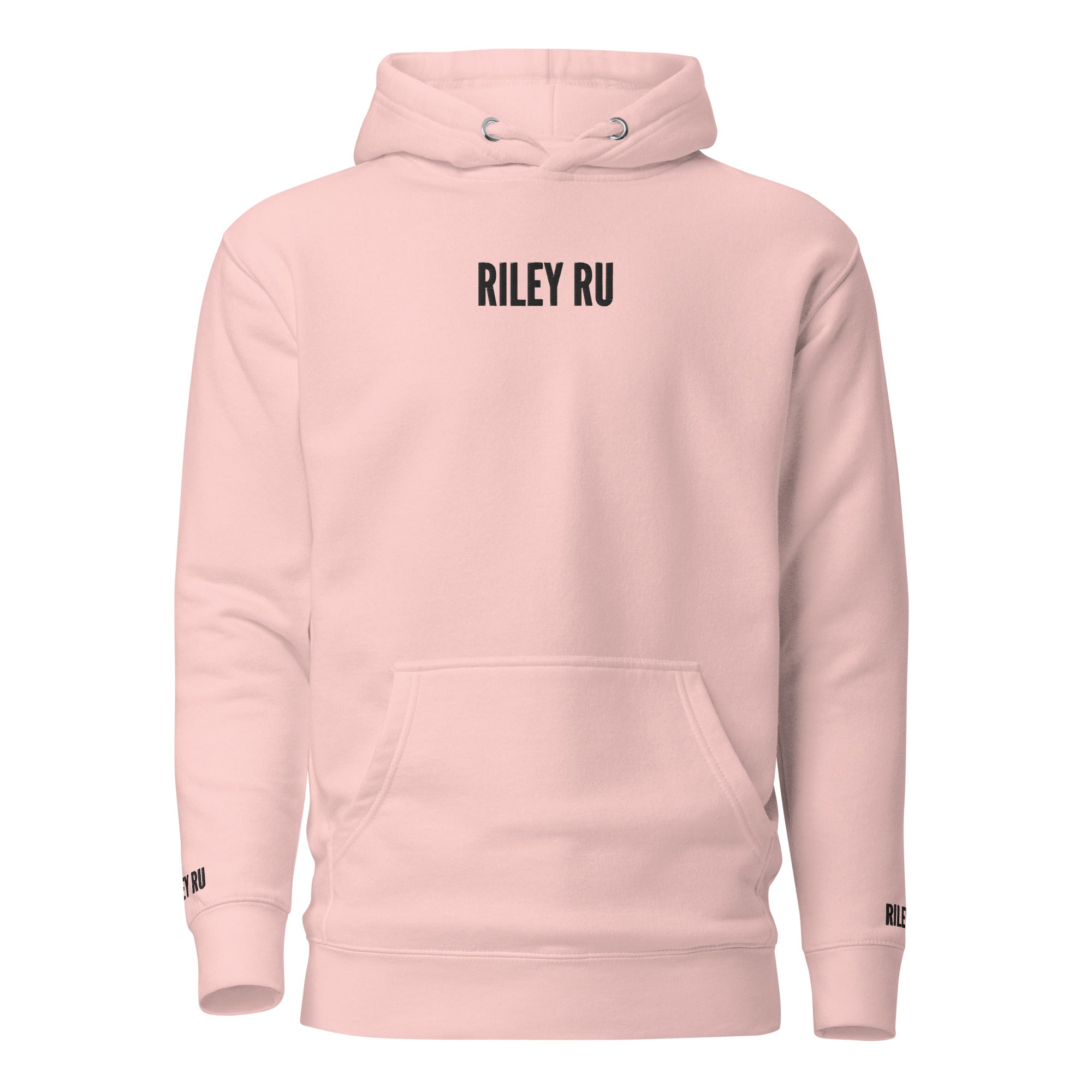 RILEY RU Embroidered Logo Unisex Hoodie