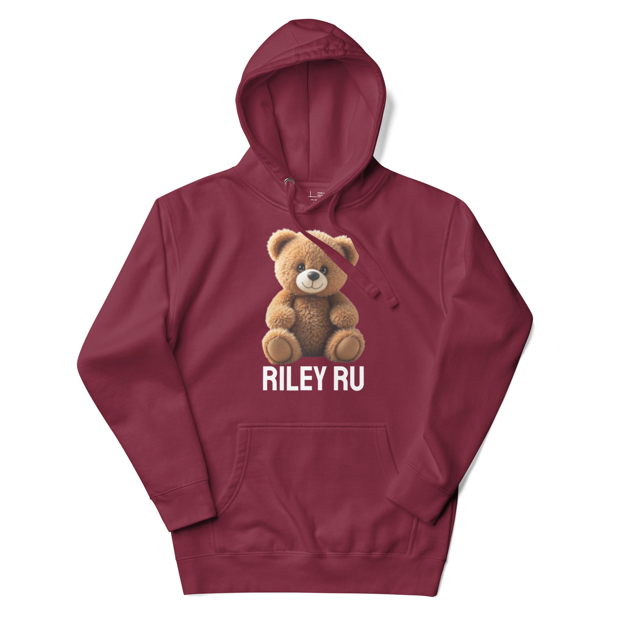 RILEY RU Teddy Logo Unisex Hoodie