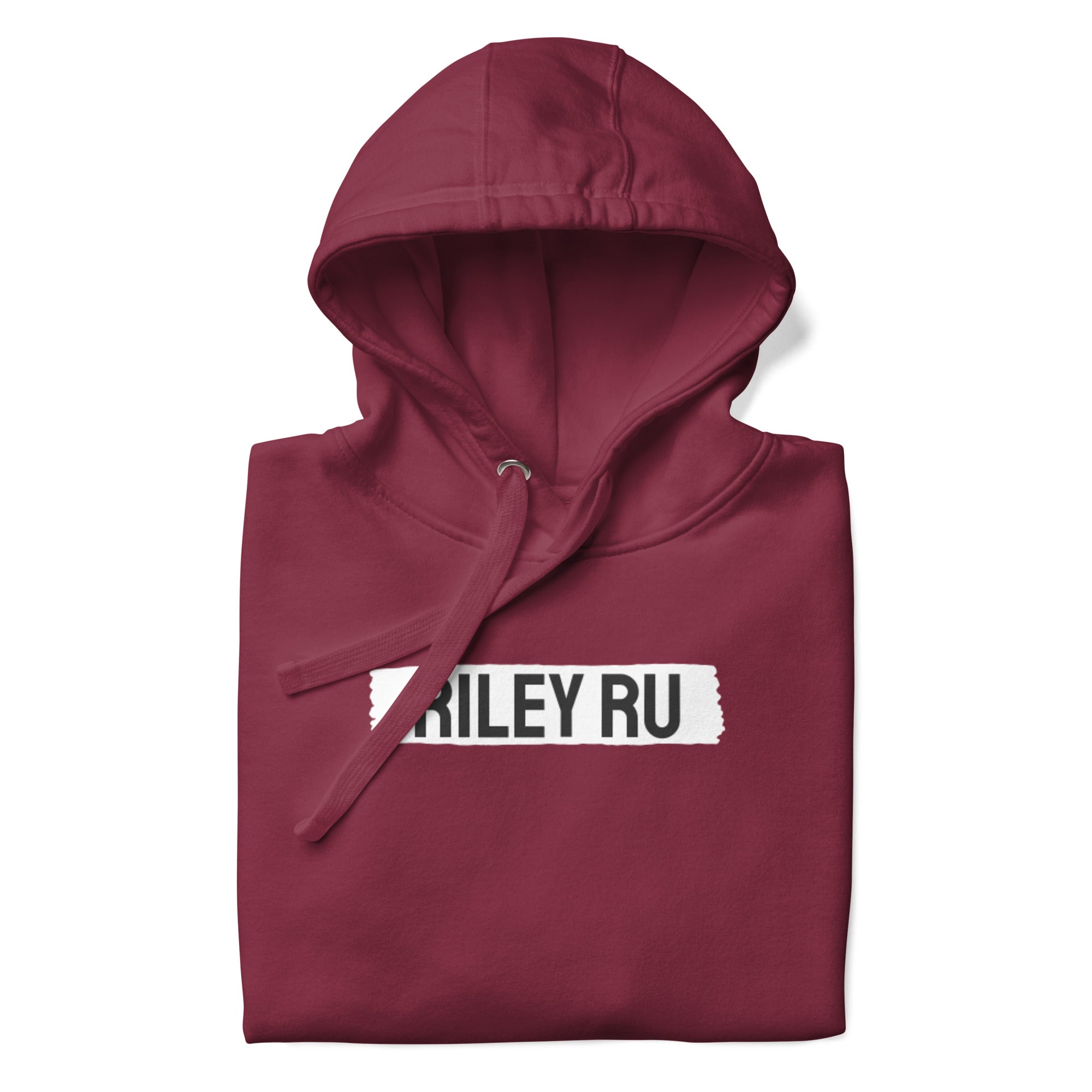 RILEY RU Block Logo Unisex Hoodie