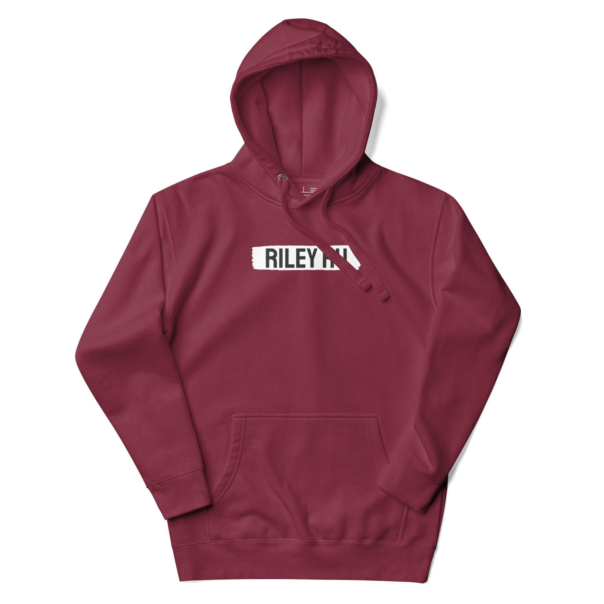 RILEY RU Block Logo Unisex Hoodie