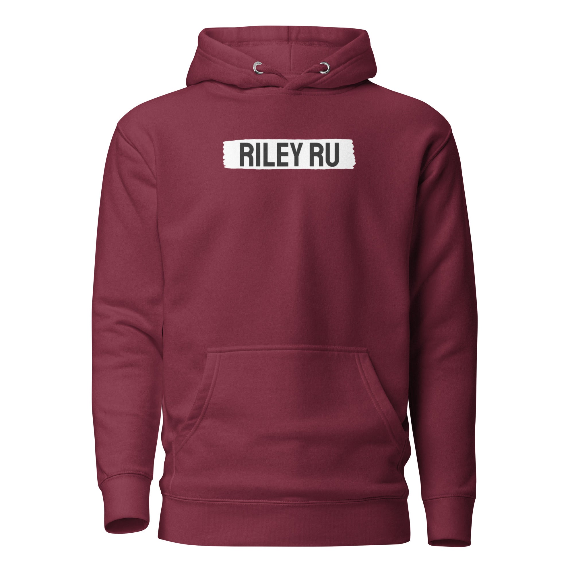 RILEY RU Block Logo Unisex Hoodie
