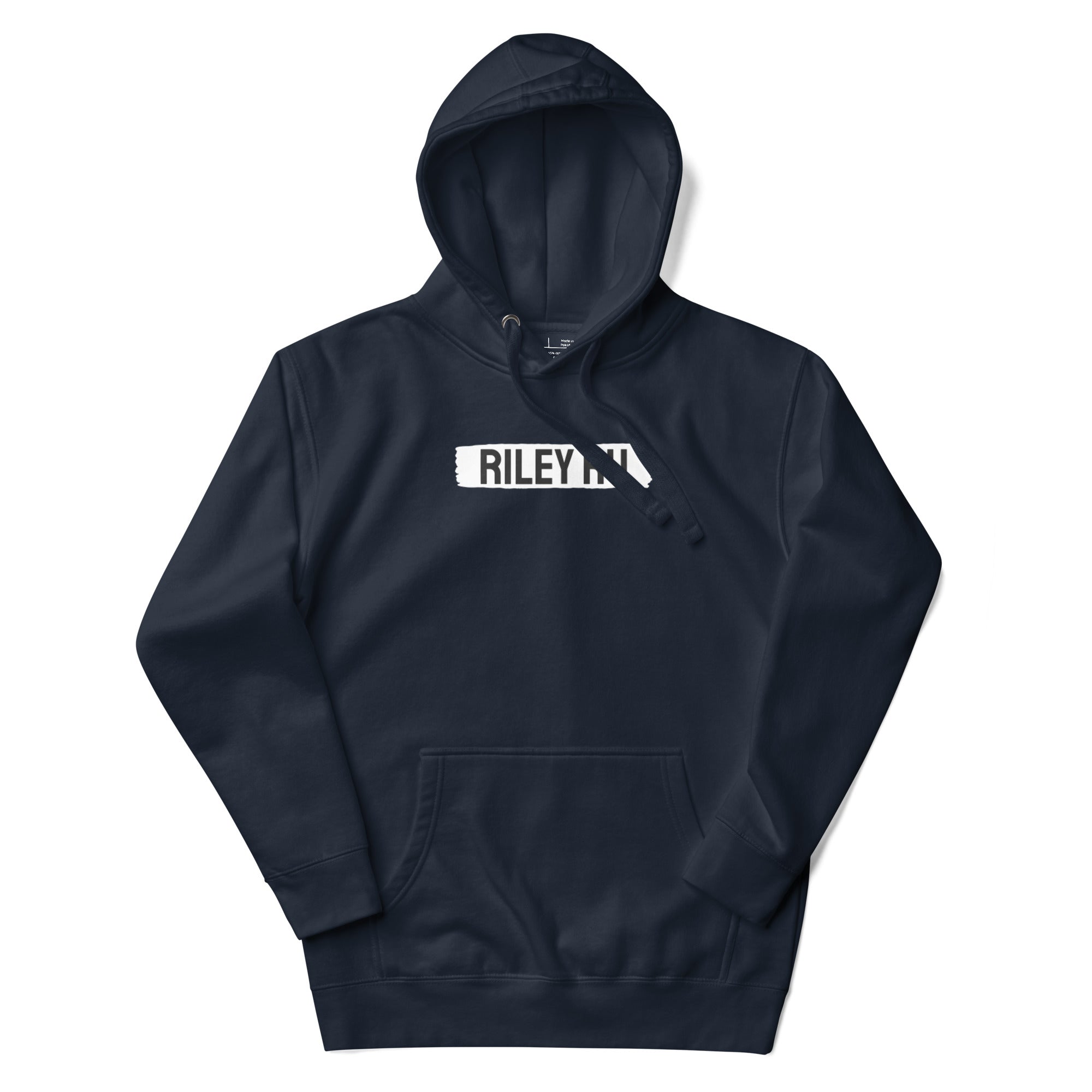 RILEY RU Block Logo Unisex Hoodie