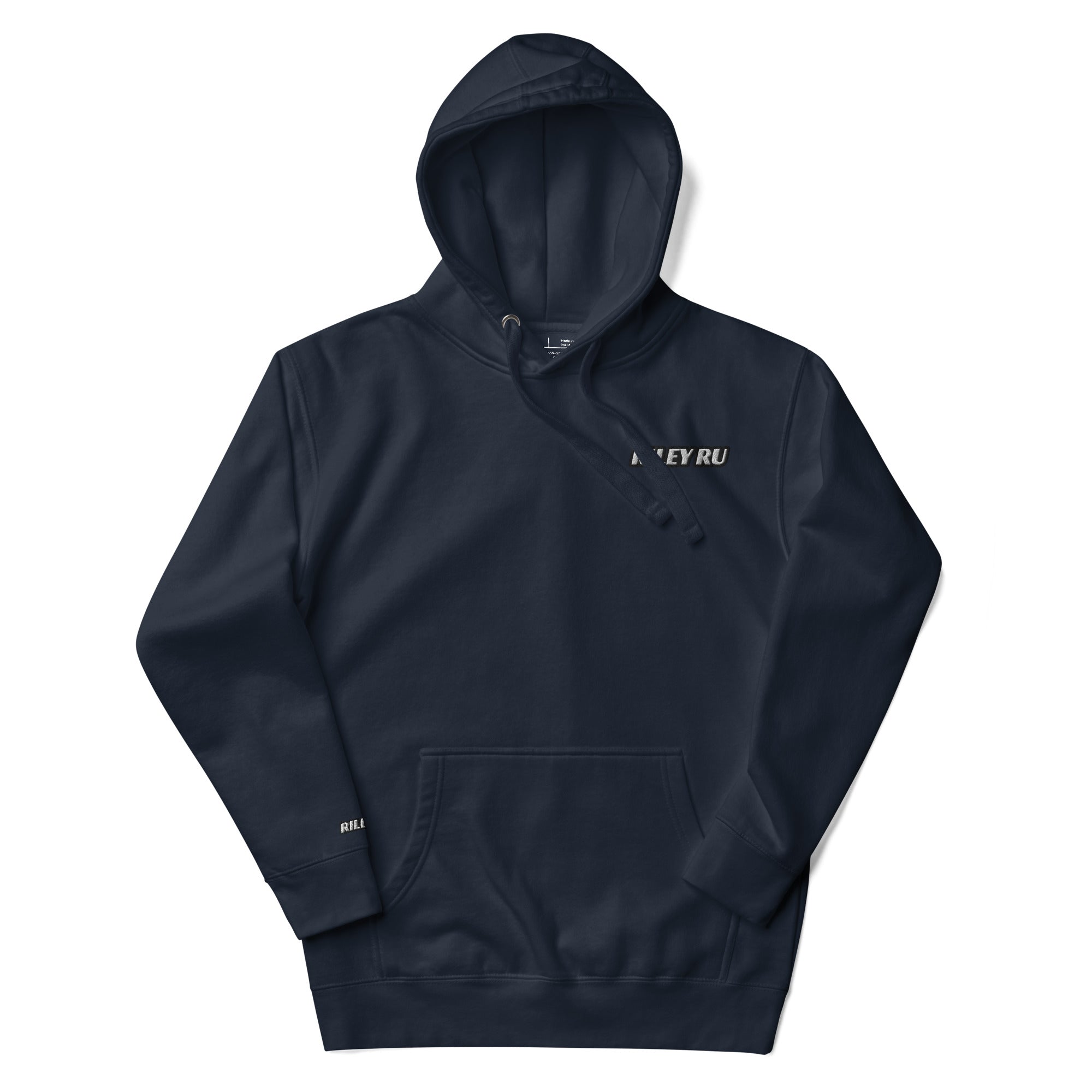 RILEY RU Embroidered Logo Sport Unisex Hoodie