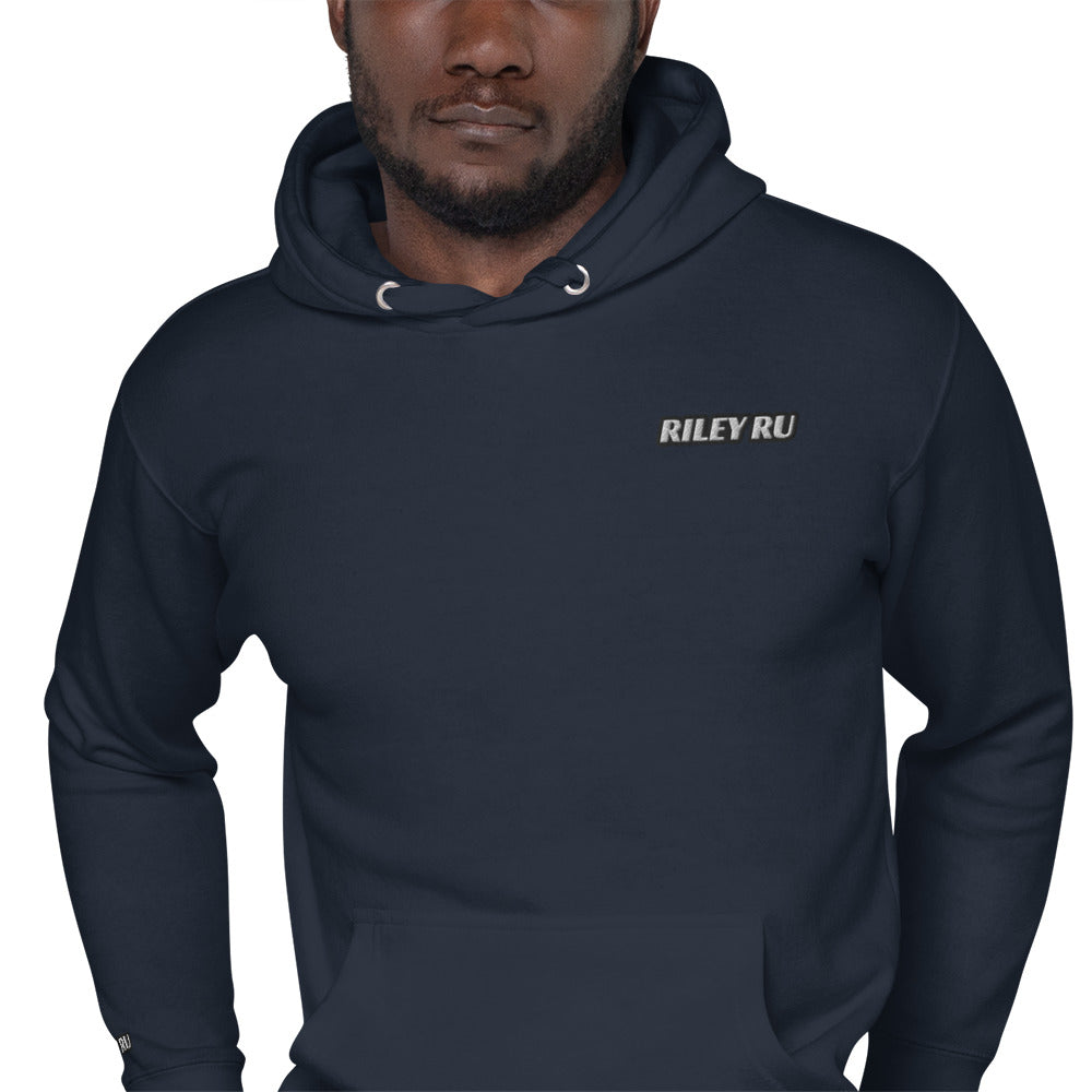 RILEY RU Embroidered Logo Sport Unisex Hoodie