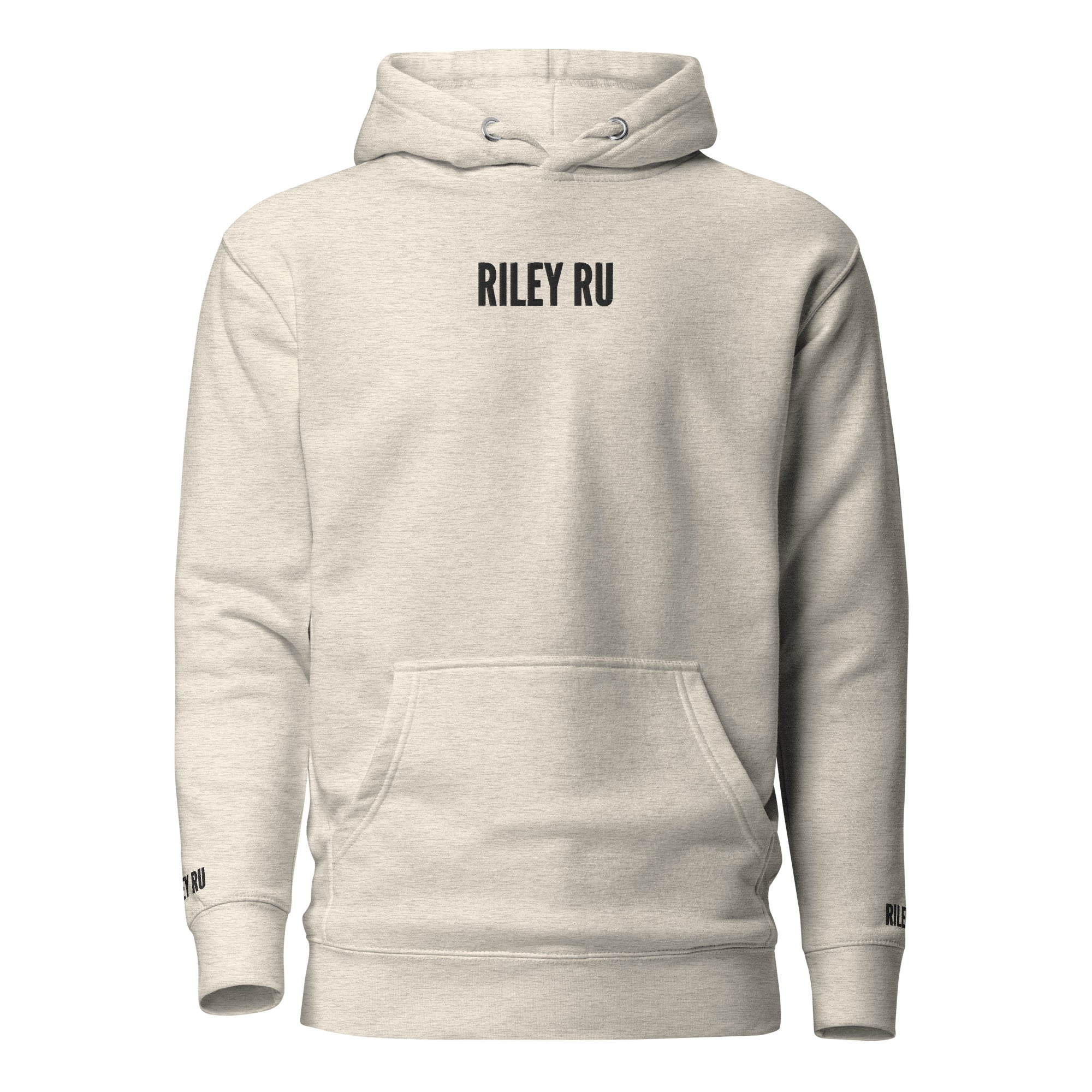 RILEY RU Embroidered Logo Unisex Hoodie