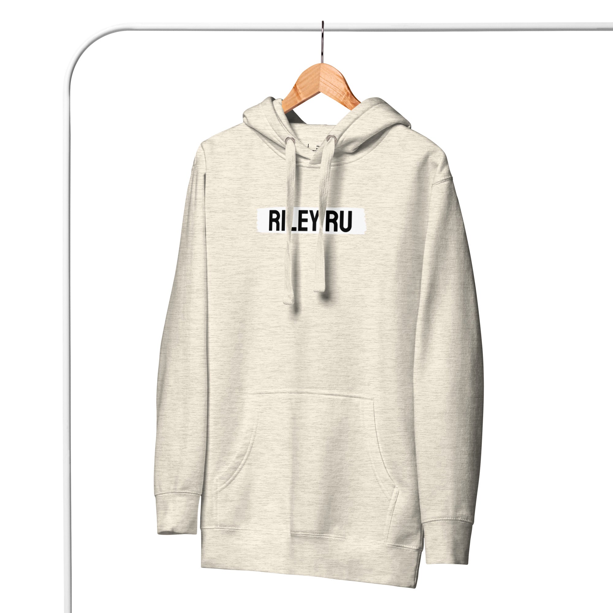 RILEY RU Block Logo Unisex Hoodie