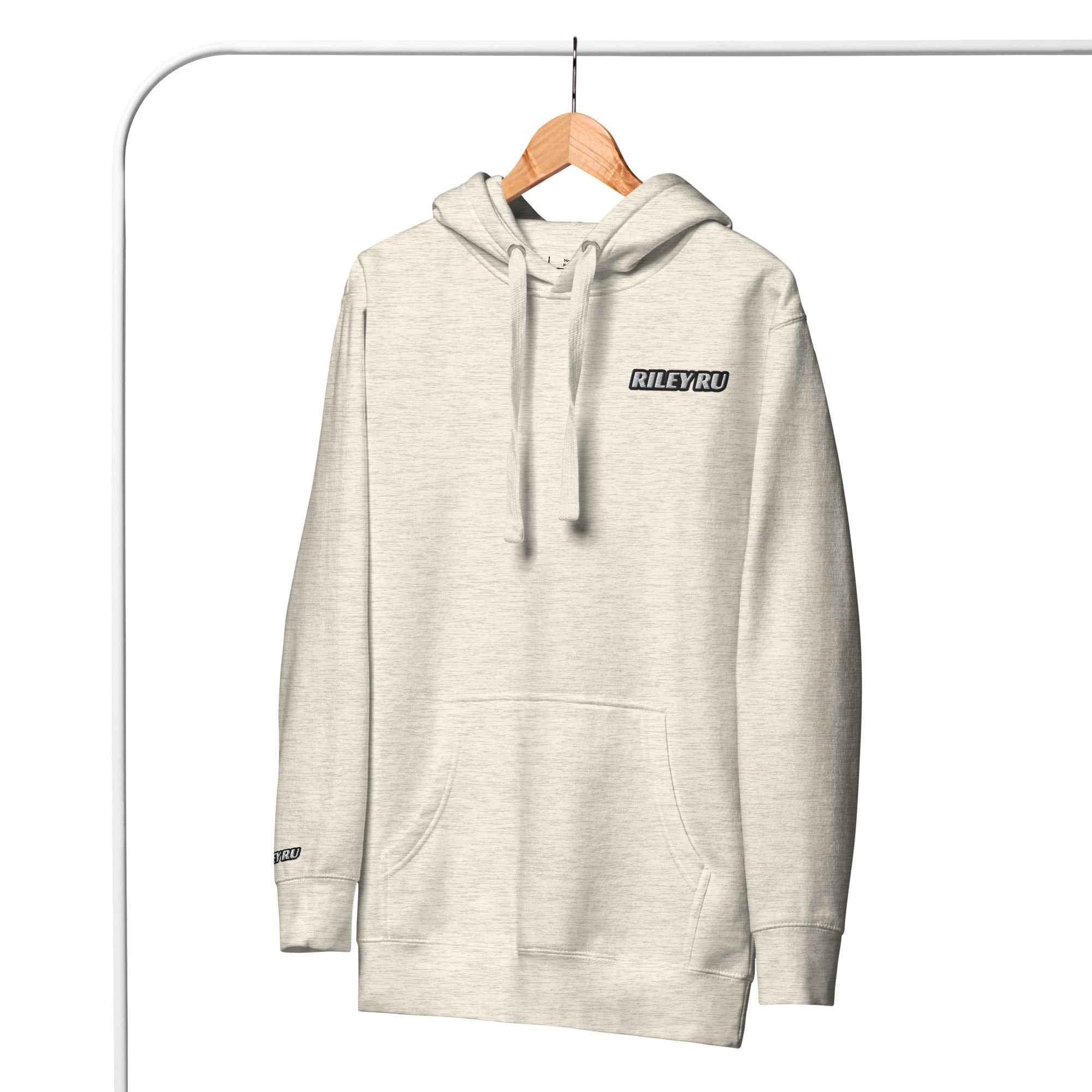 RILEY RU Embroidered Logo Sport Unisex Hoodie