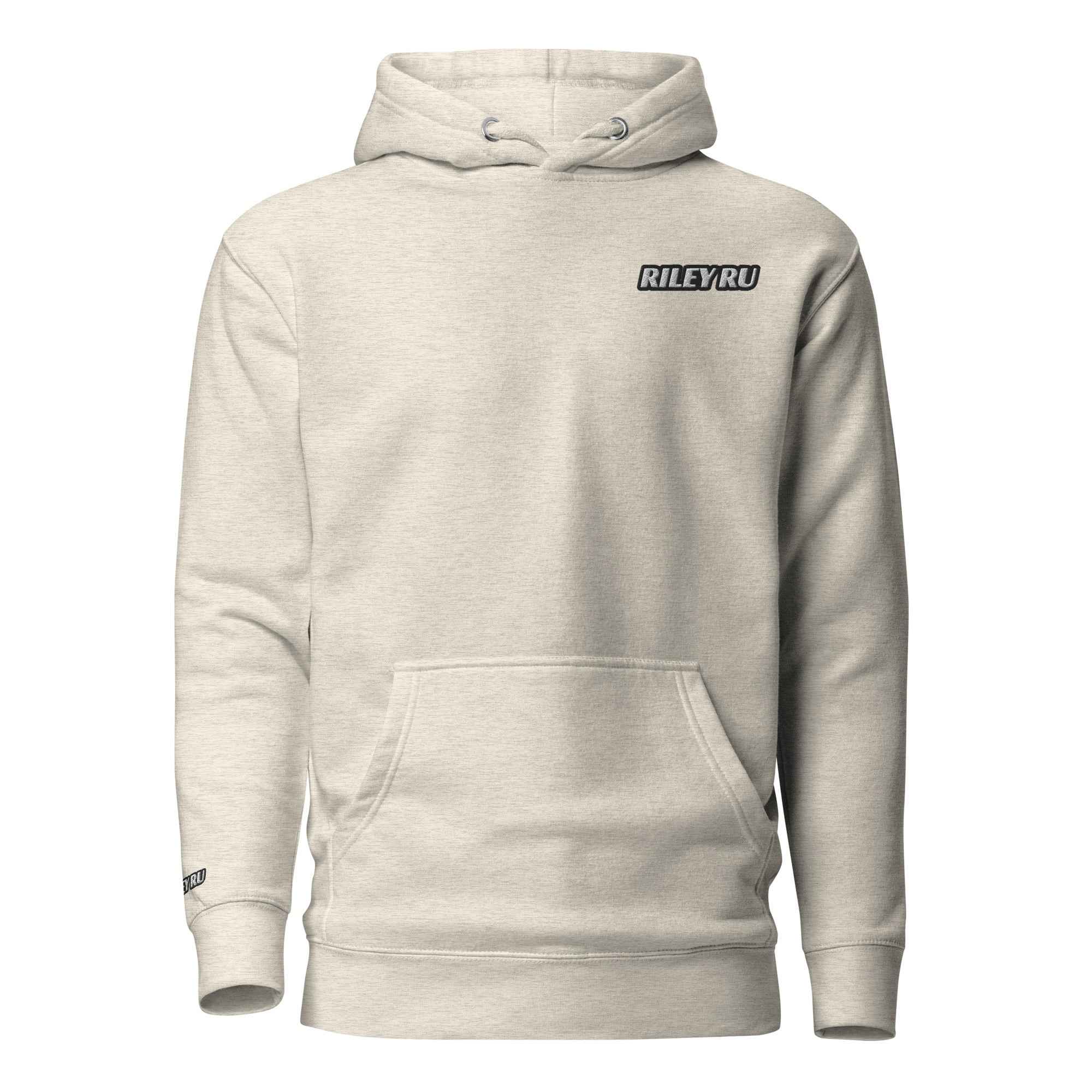 RILEY RU Embroidered Logo Sport Unisex Hoodie