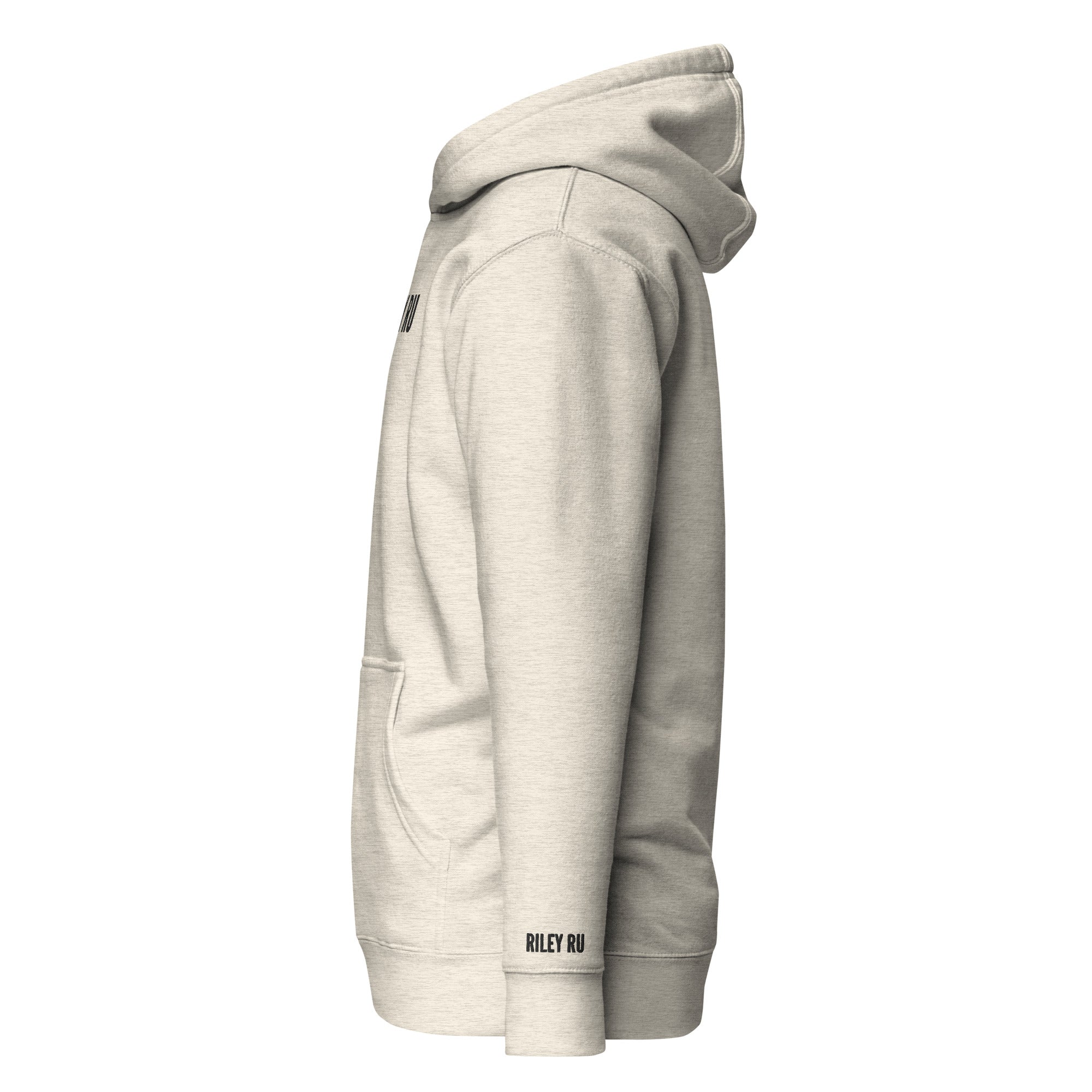 RILEY RU Embroidered Logo Unisex Hoodie