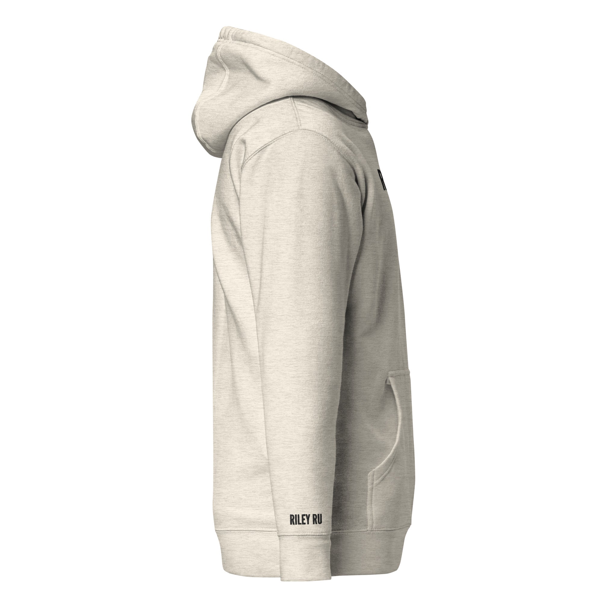 RILEY RU Embroidered Logo Unisex Hoodie