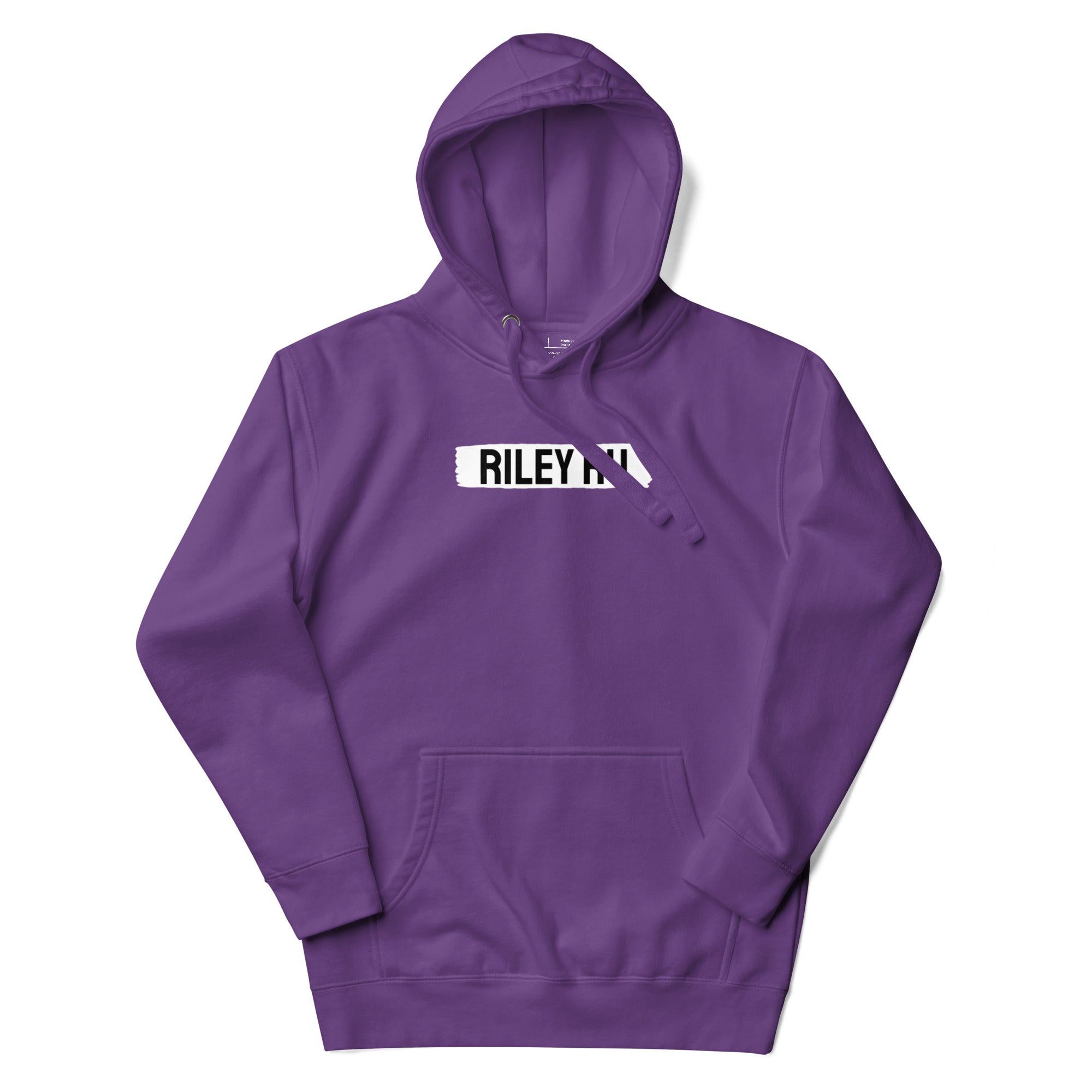 RILEY RU Block Logo Unisex Hoodie