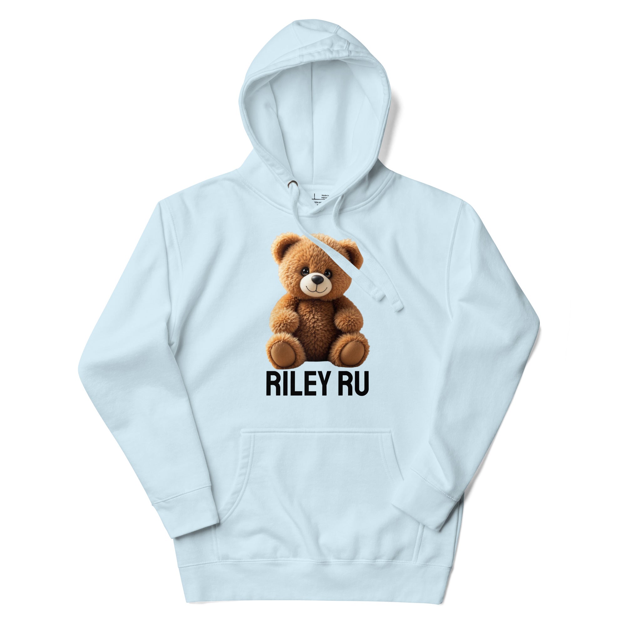 RILEY RU Teddy Logo Unisex Hoodie