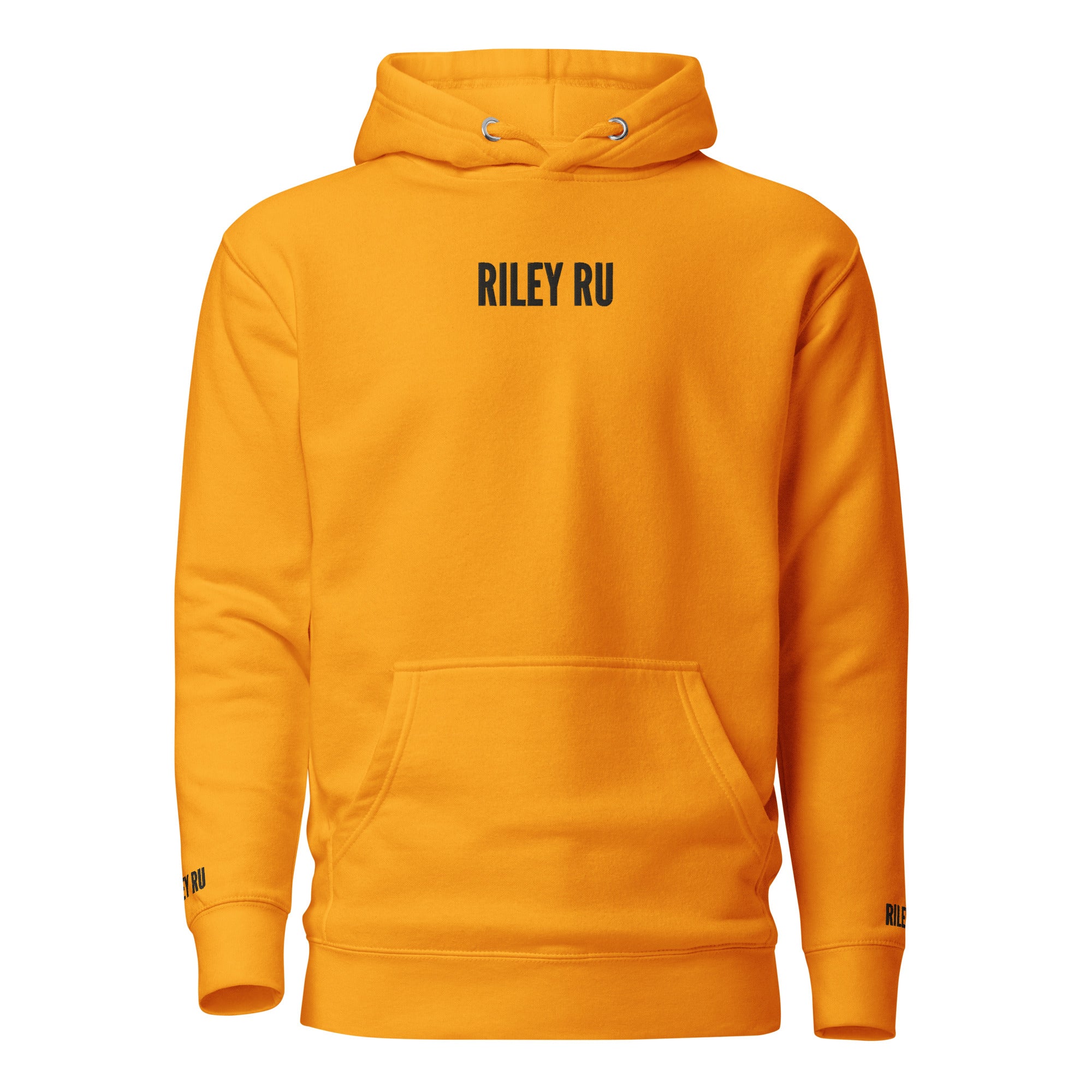 RILEY RU Embroidered Logo Unisex Hoodie