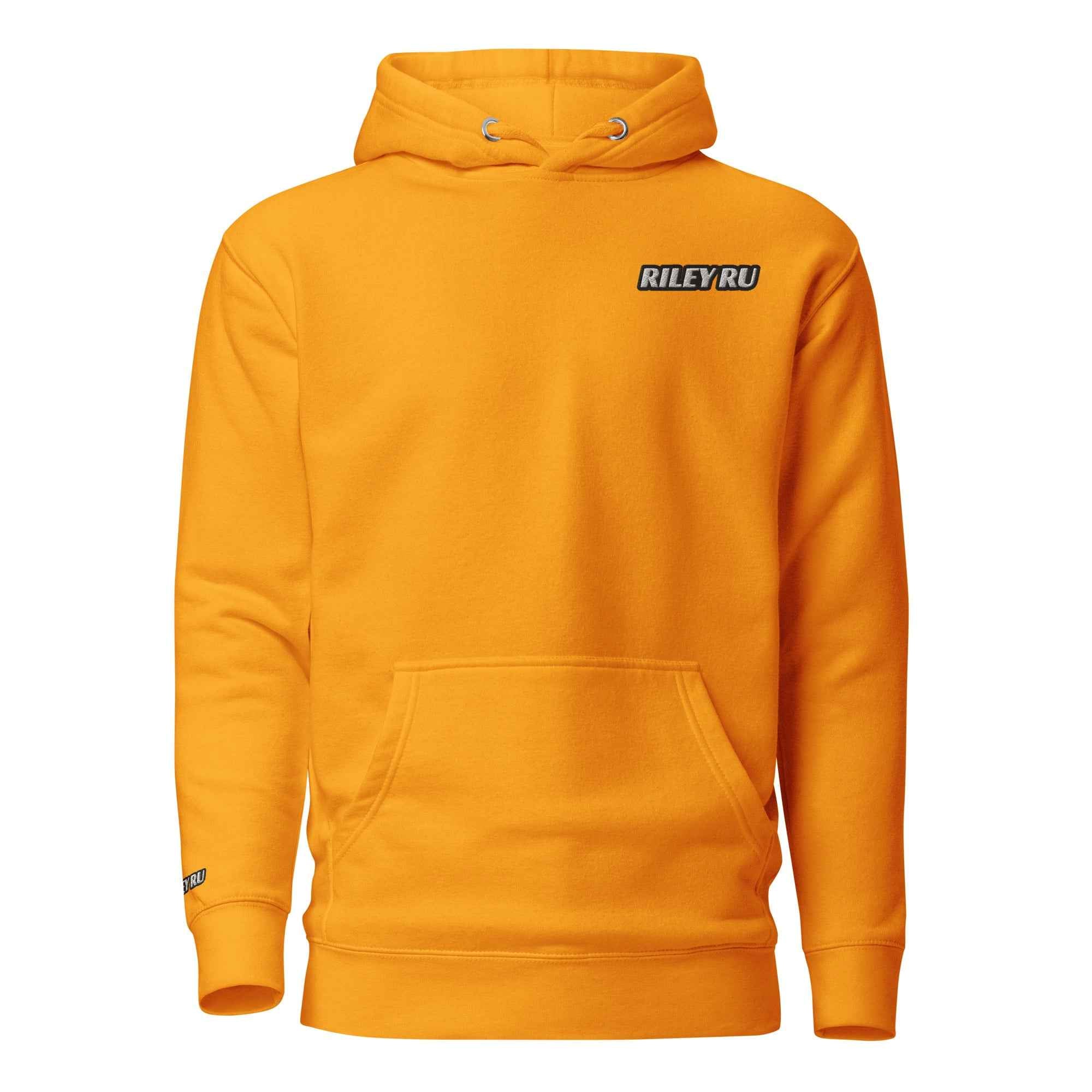 RILEY RU Embroidered Logo Sport Unisex Hoodie