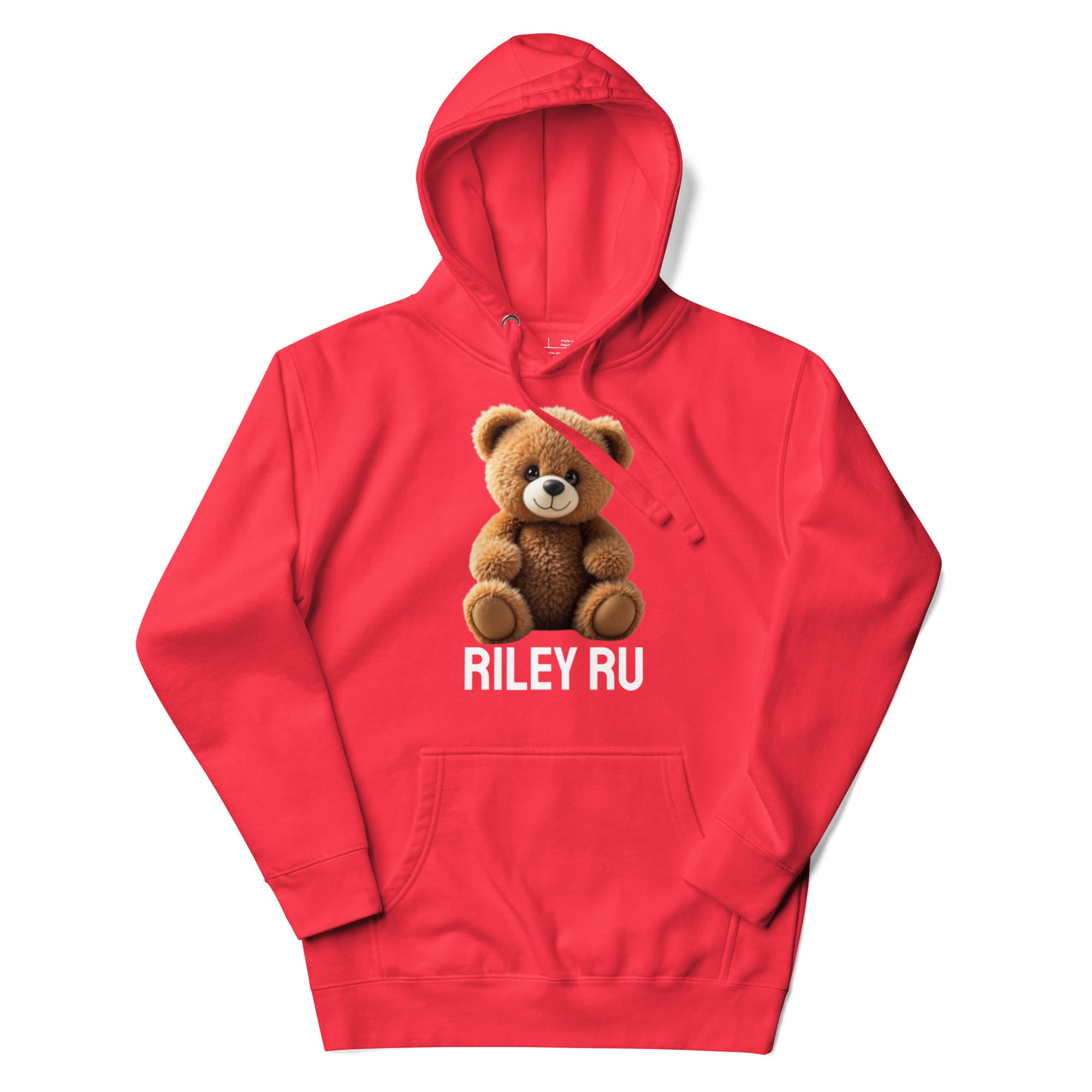 RILEY RU Teddy Logo Unisex Hoodie