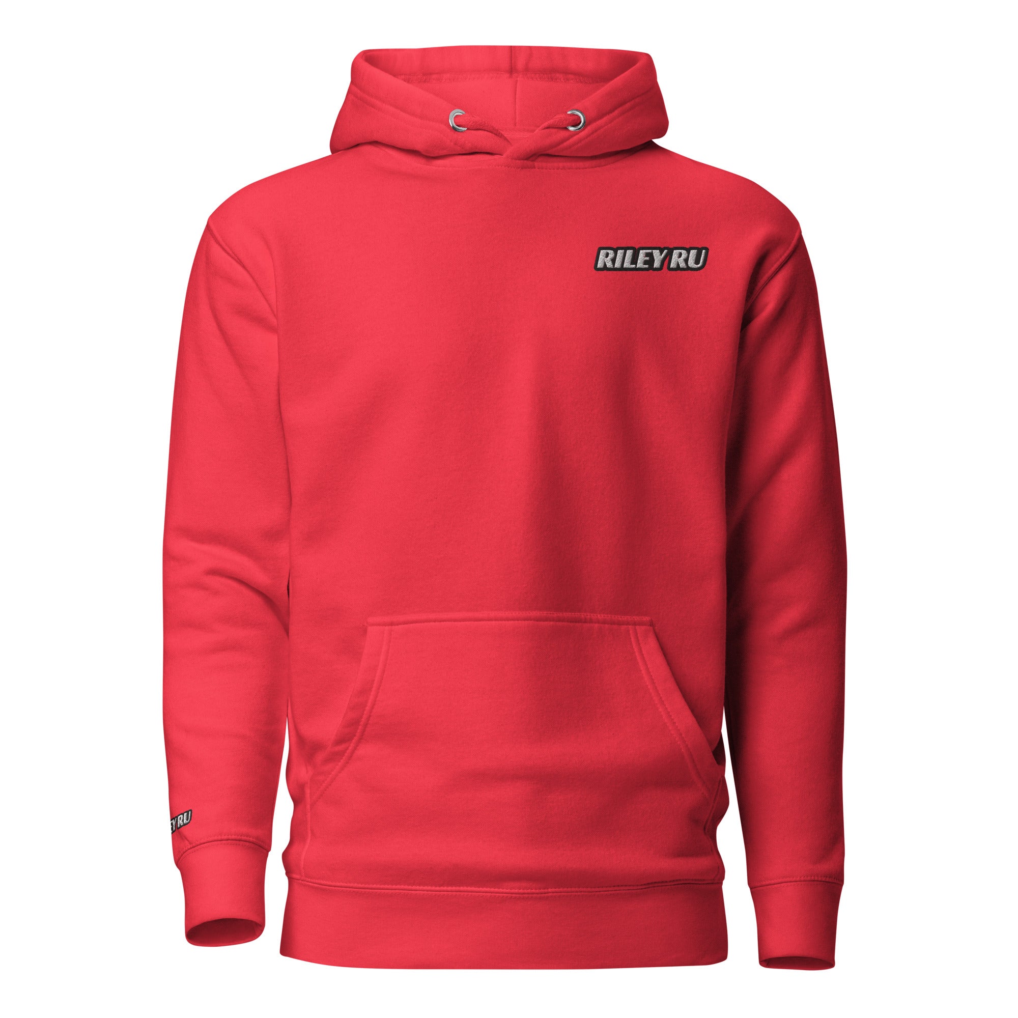 RILEY RU Embroidered Logo Sport Unisex Hoodie