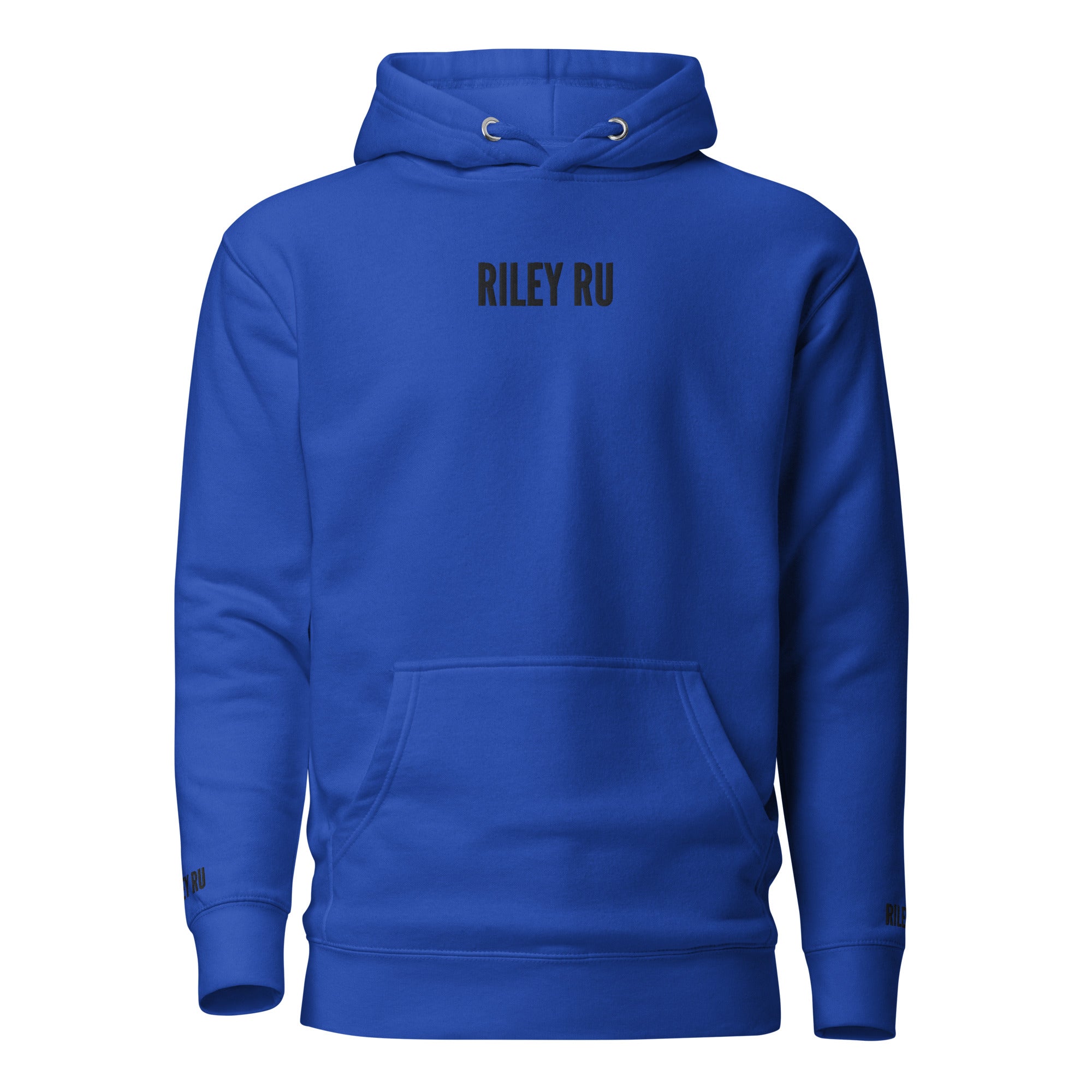 RILEY RU Embroidered Logo Unisex Hoodie