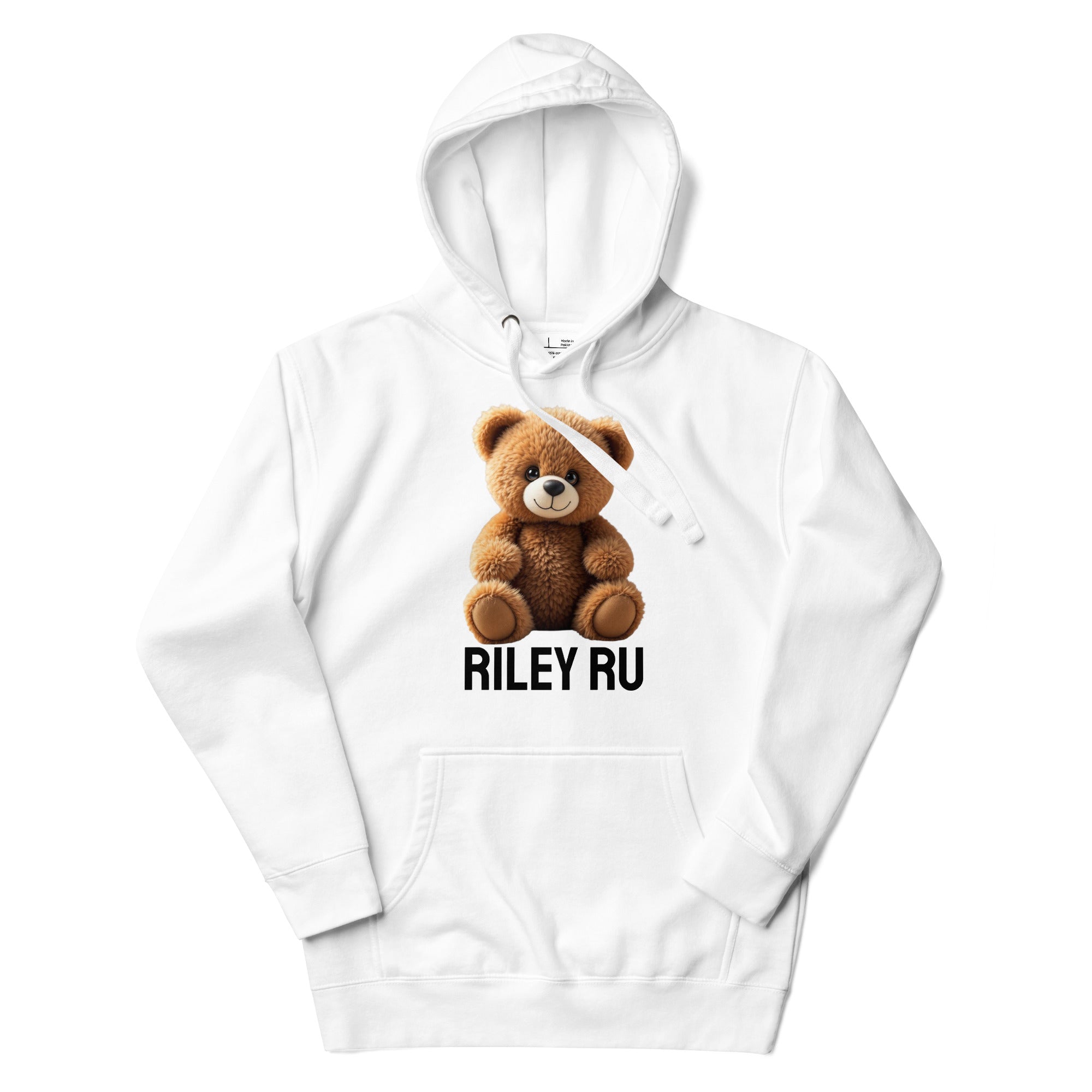 RILEY RU Teddy Logo Unisex Hoodie