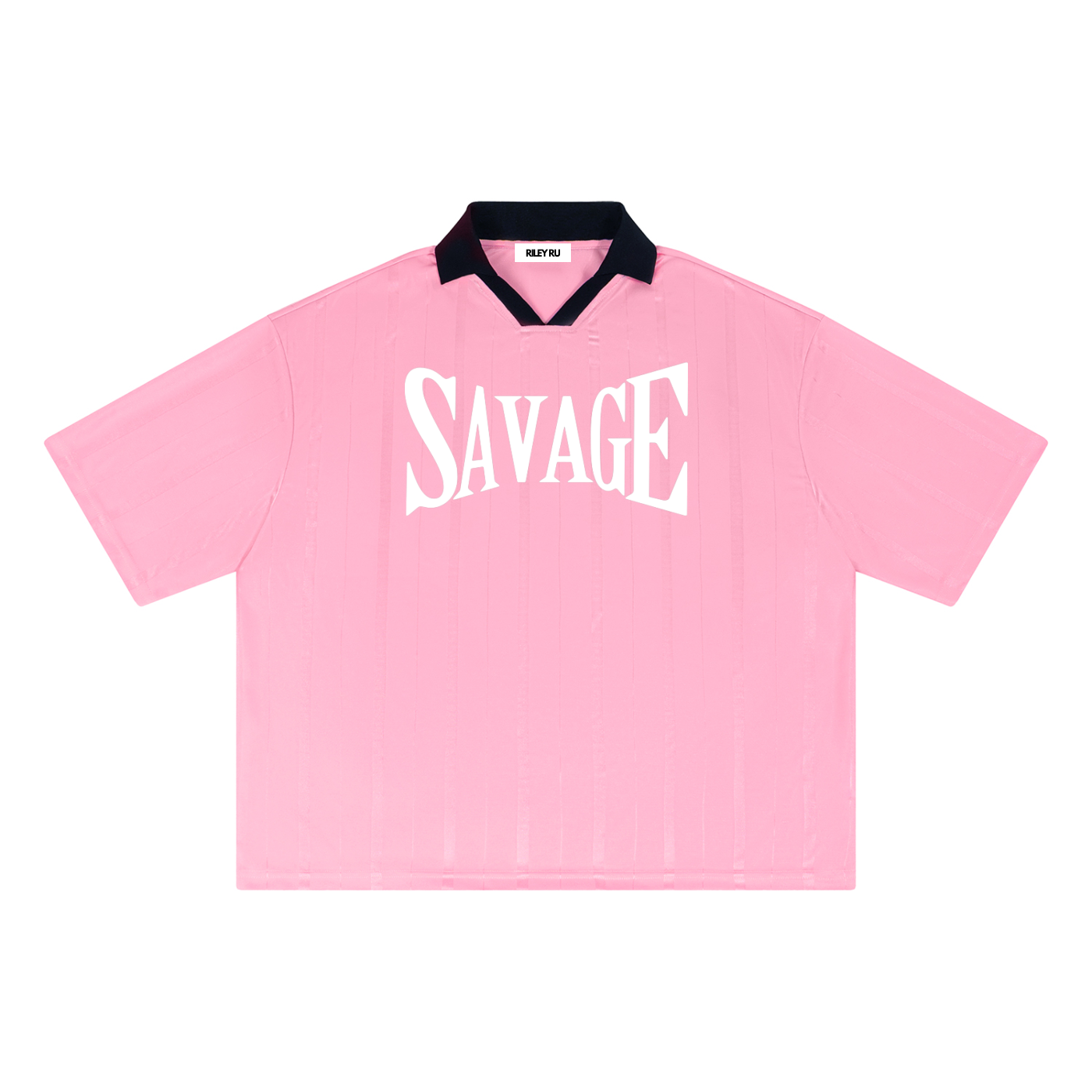 SAVAGE Unisex Striped Boxy Soccer Jersey