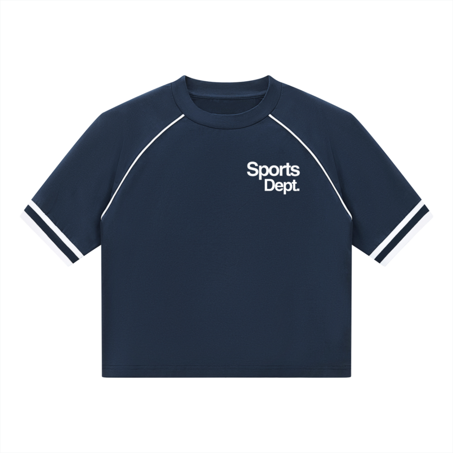 SPORTS DEPT Women’s Raglan Ribbed T-Shirt