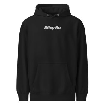 RILEY RU Embroidered Logo Unisex Premium Hoodie