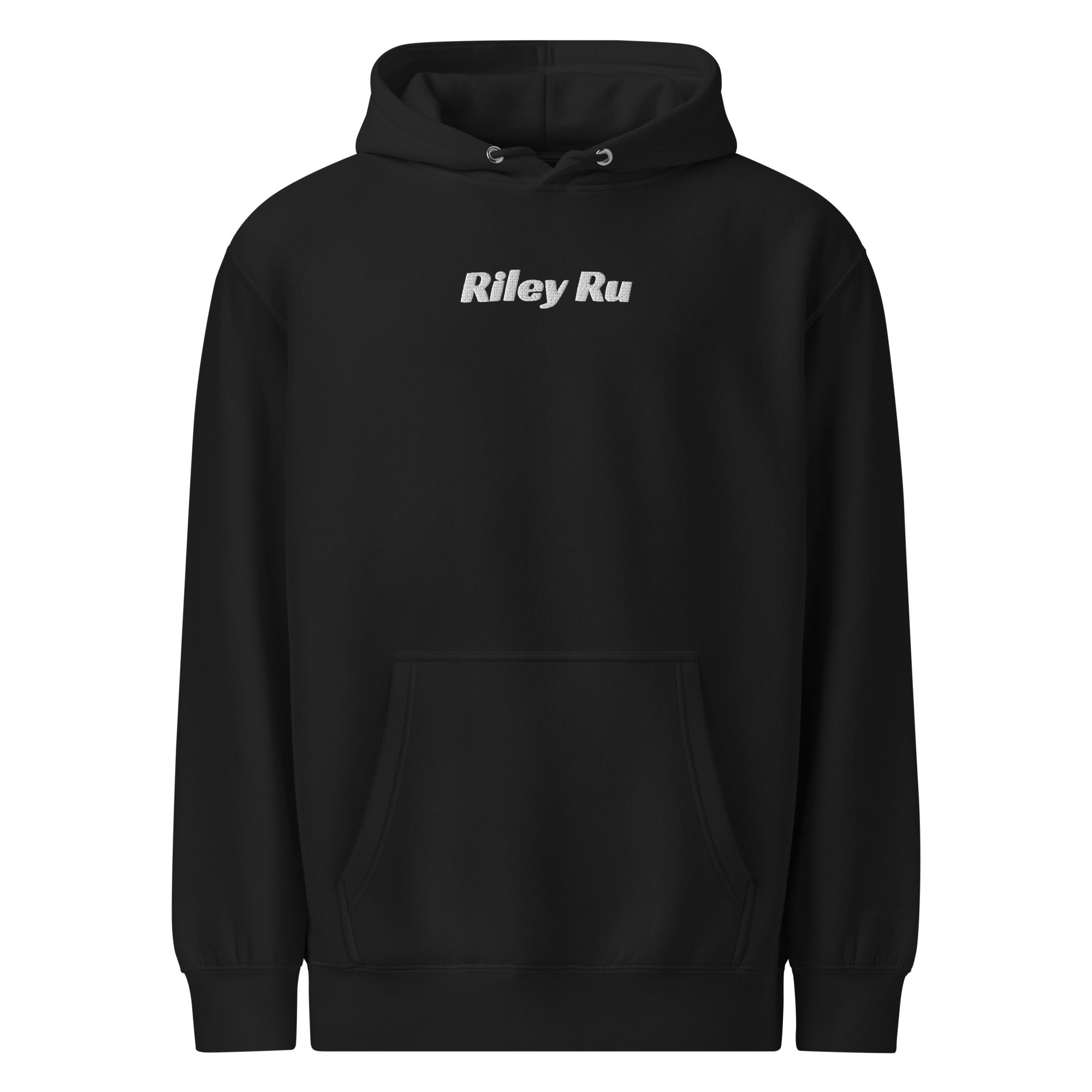 RILEY RU Embroidered Logo Unisex Premium Hoodie