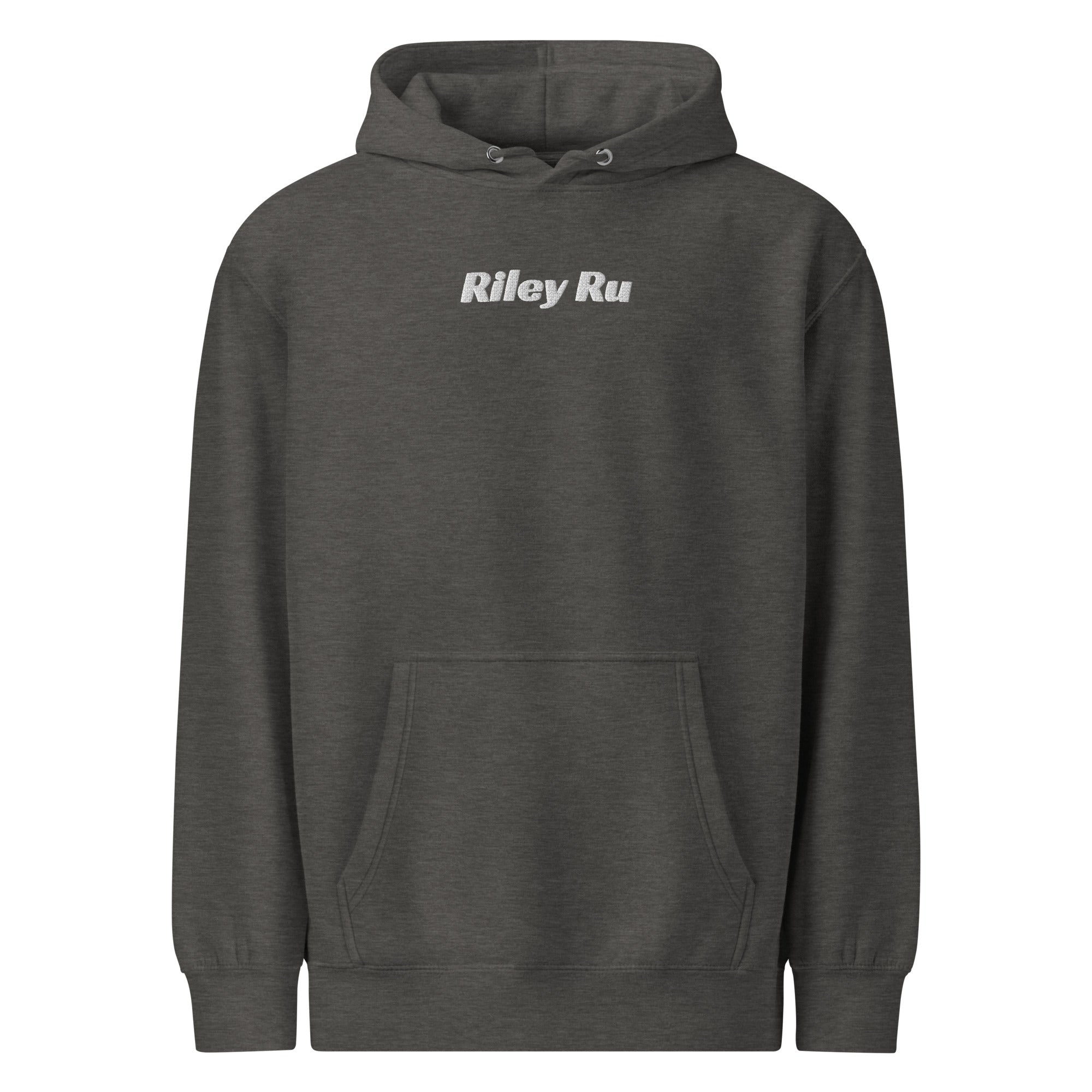 RILEY RU Embroidered Logo Unisex Premium Hoodie