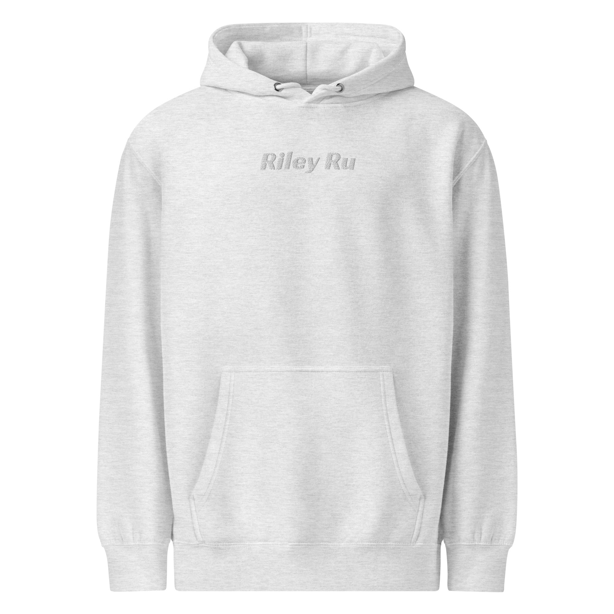 RILEY RU Embroidered Logo Unisex Premium Hoodie