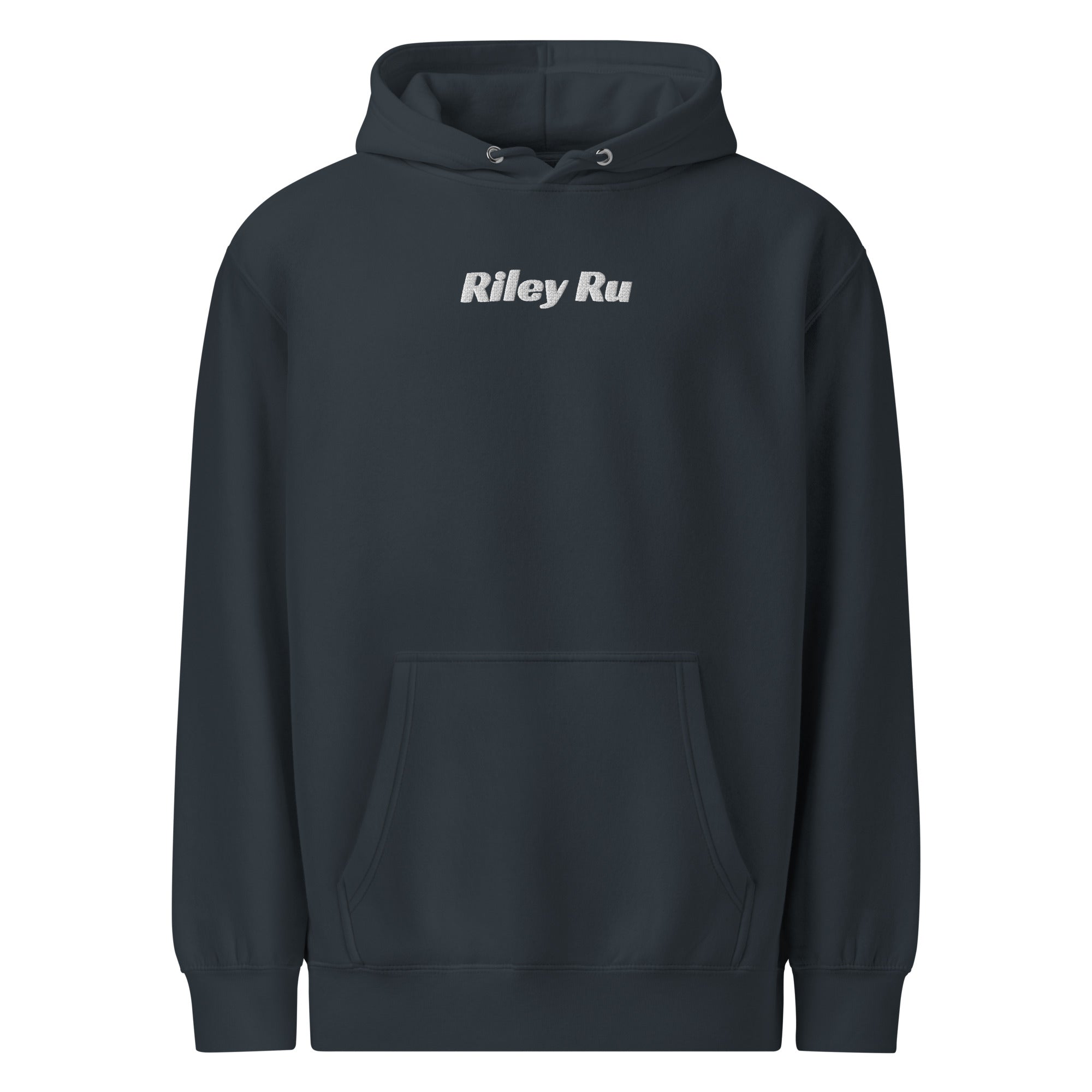 RILEY RU Embroidered Logo Unisex Premium Hoodie